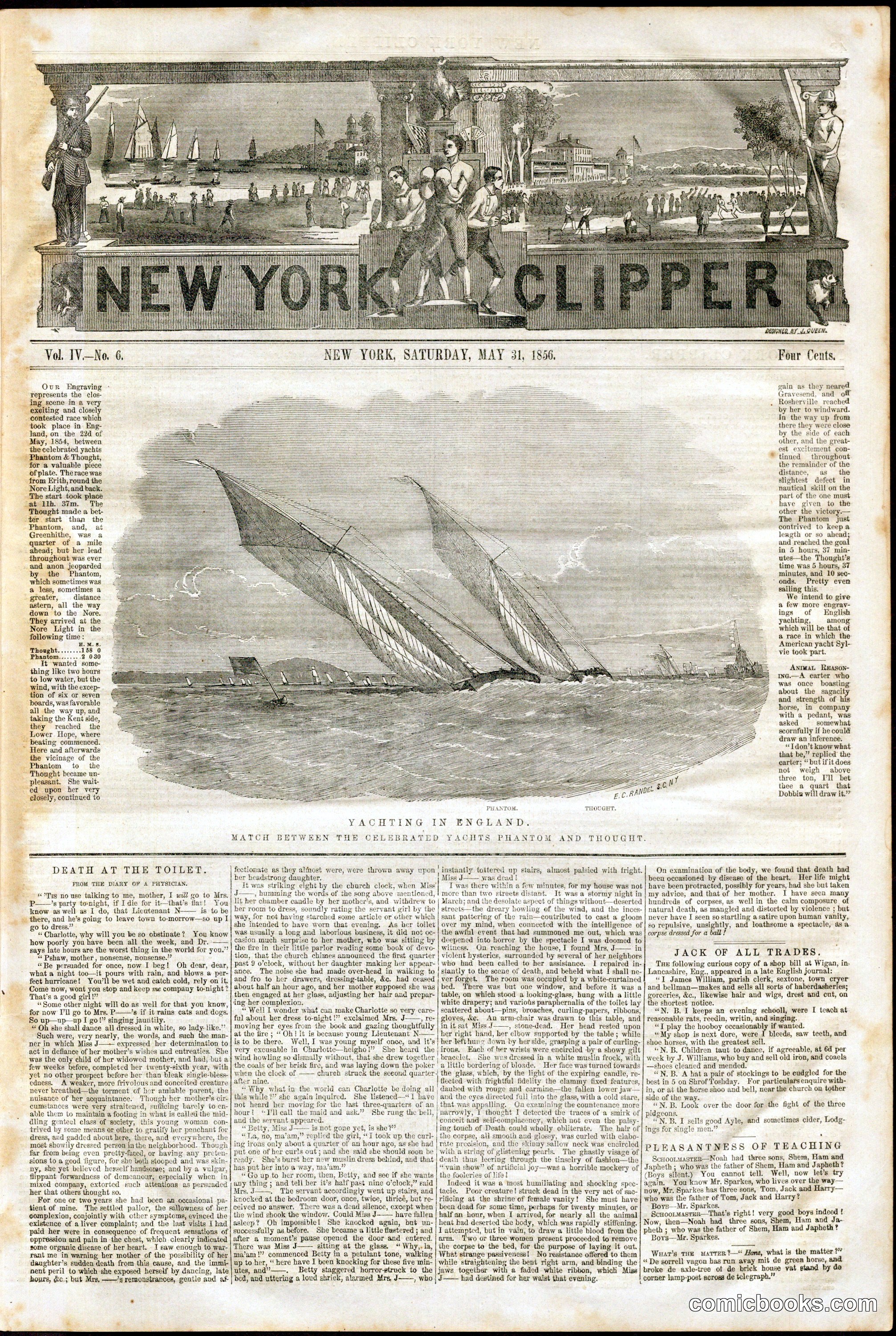 New York Clipper, Vol. IV, No. 6