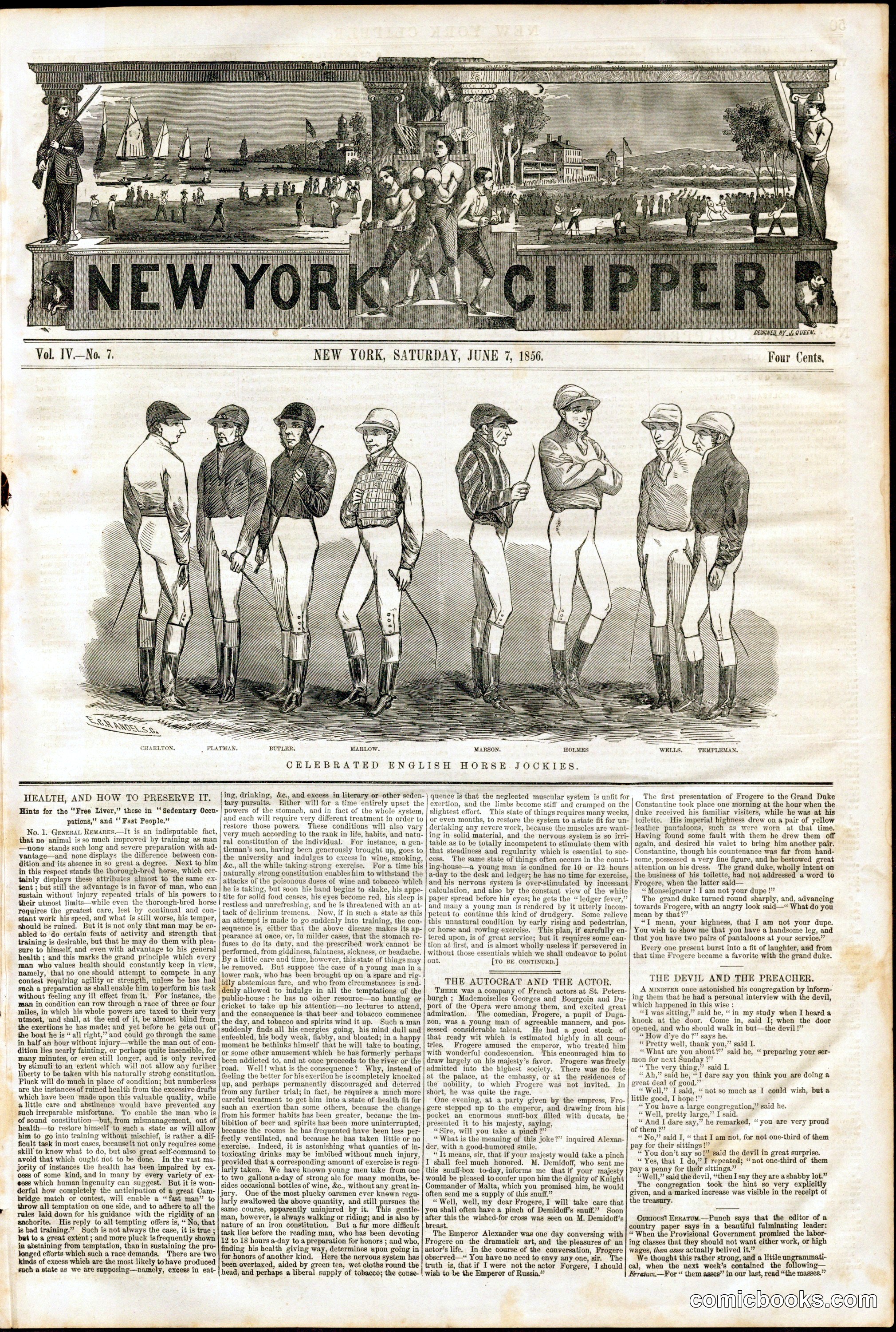 New York Clipper (Vol. IV, No. 7)