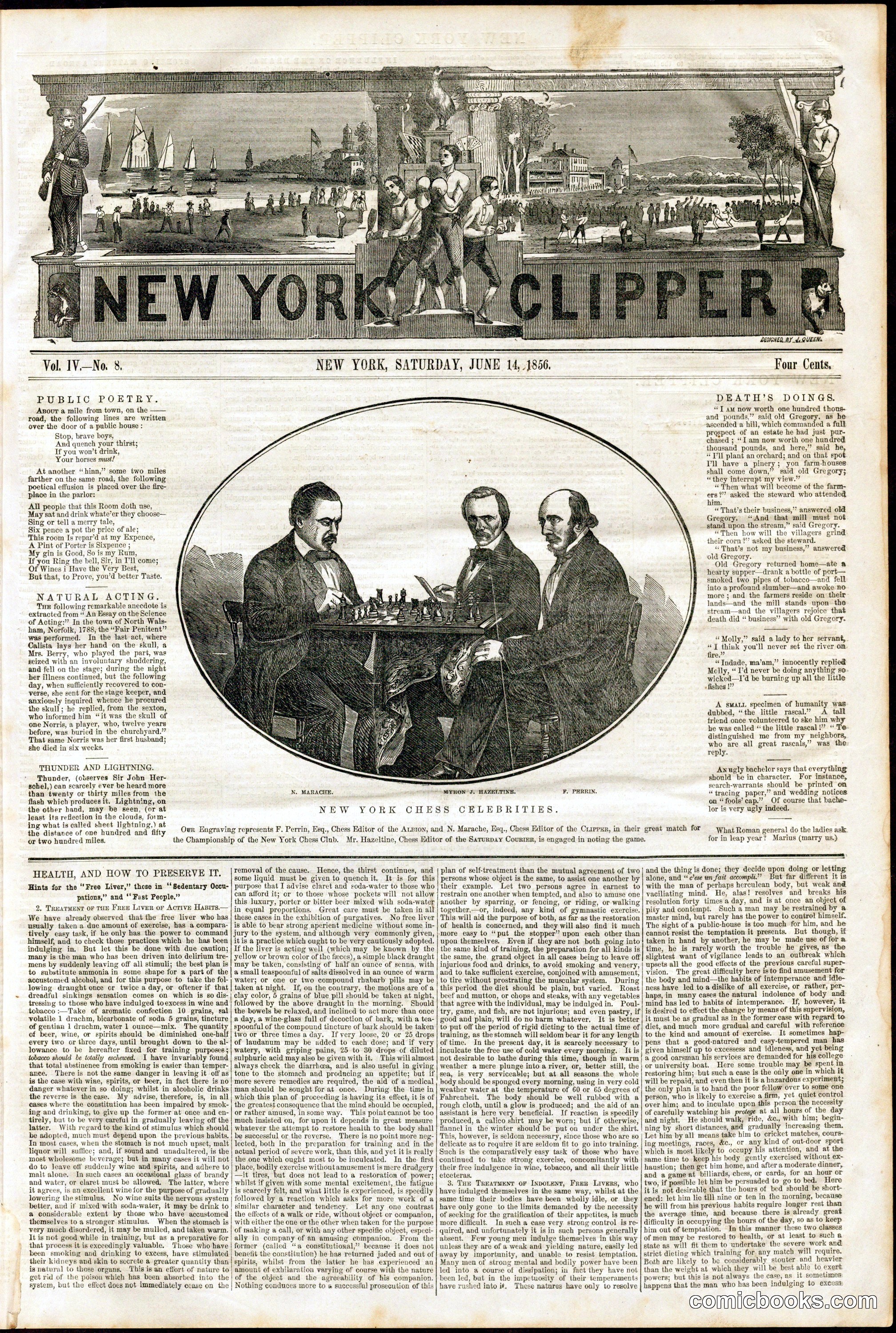 New York Clipper, Vol. IV, No. 8