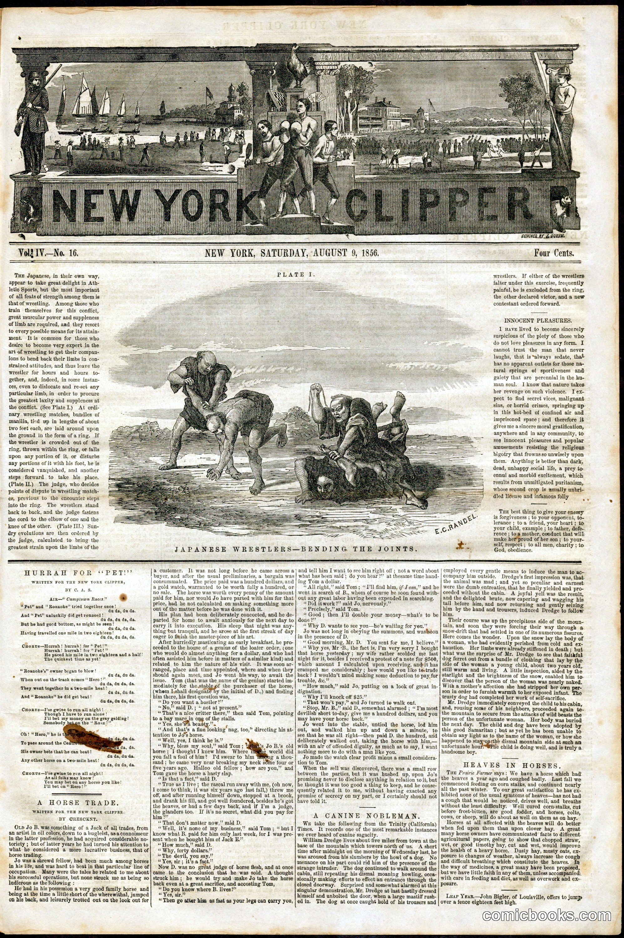 New York Clipper, Vol. IV, No. 16