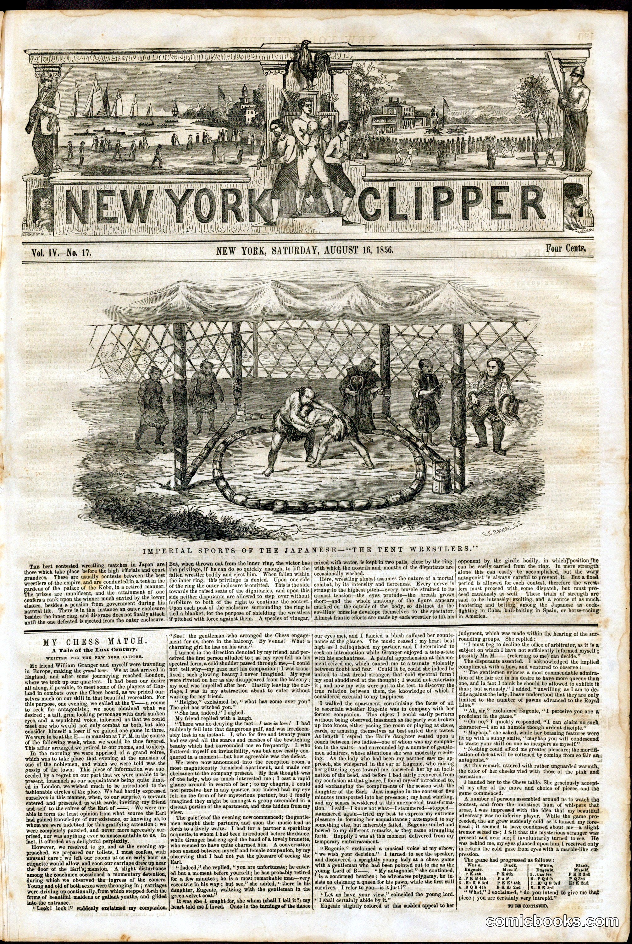 New York Clipper, Vol. IV, No. 17