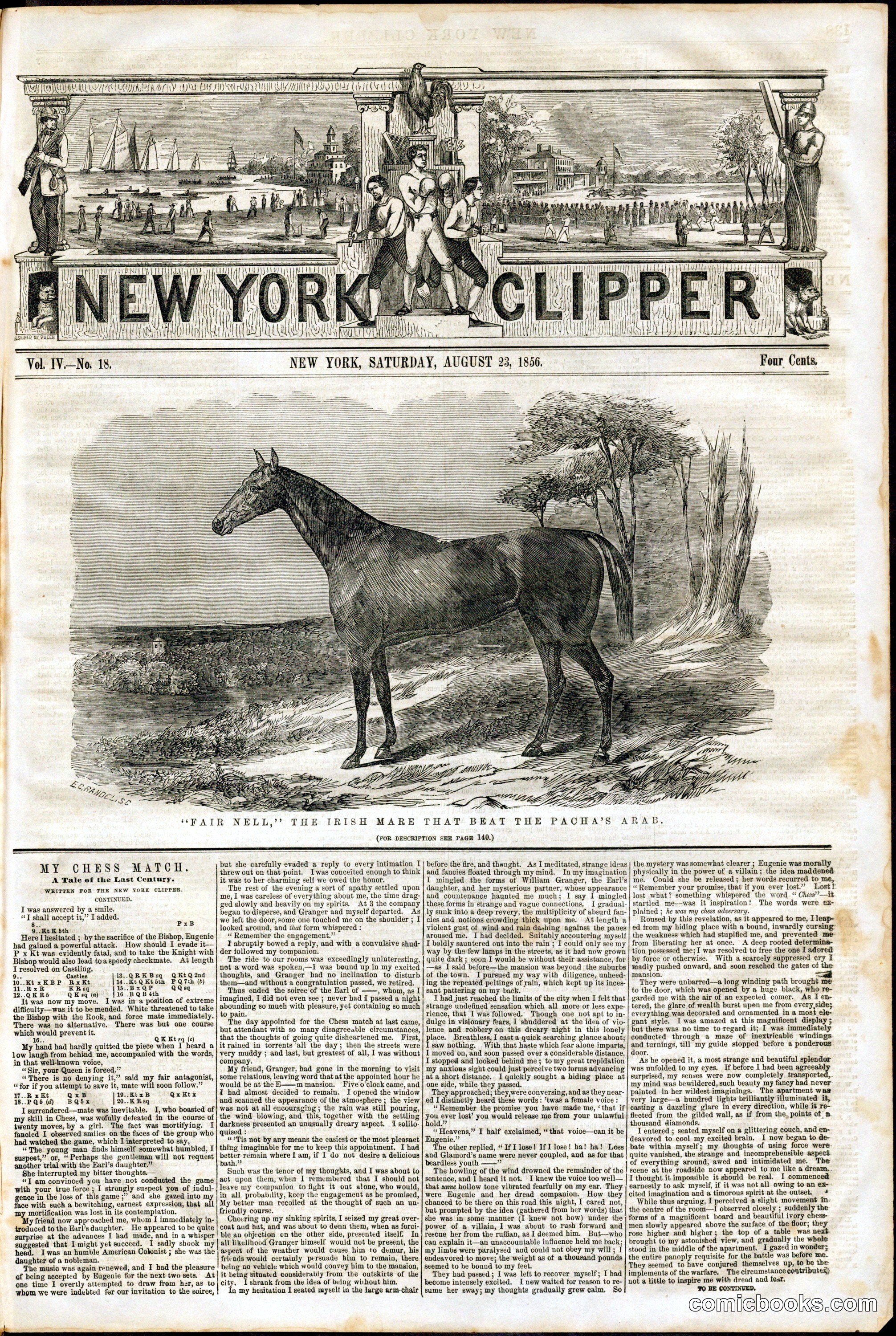 New York Clipper, Vol. IV, No. 18