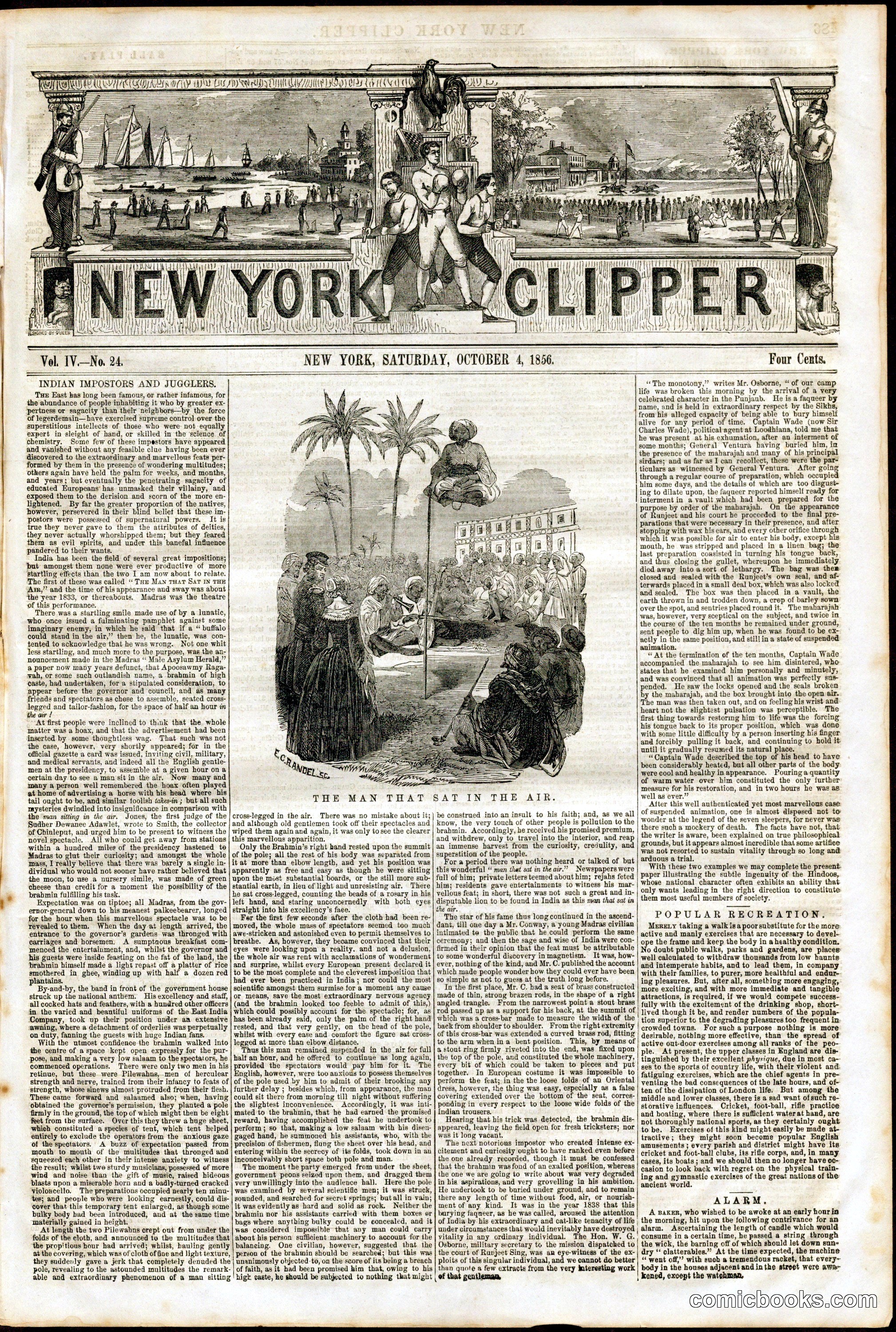 New York Clipper, Vol. IV, No. 24