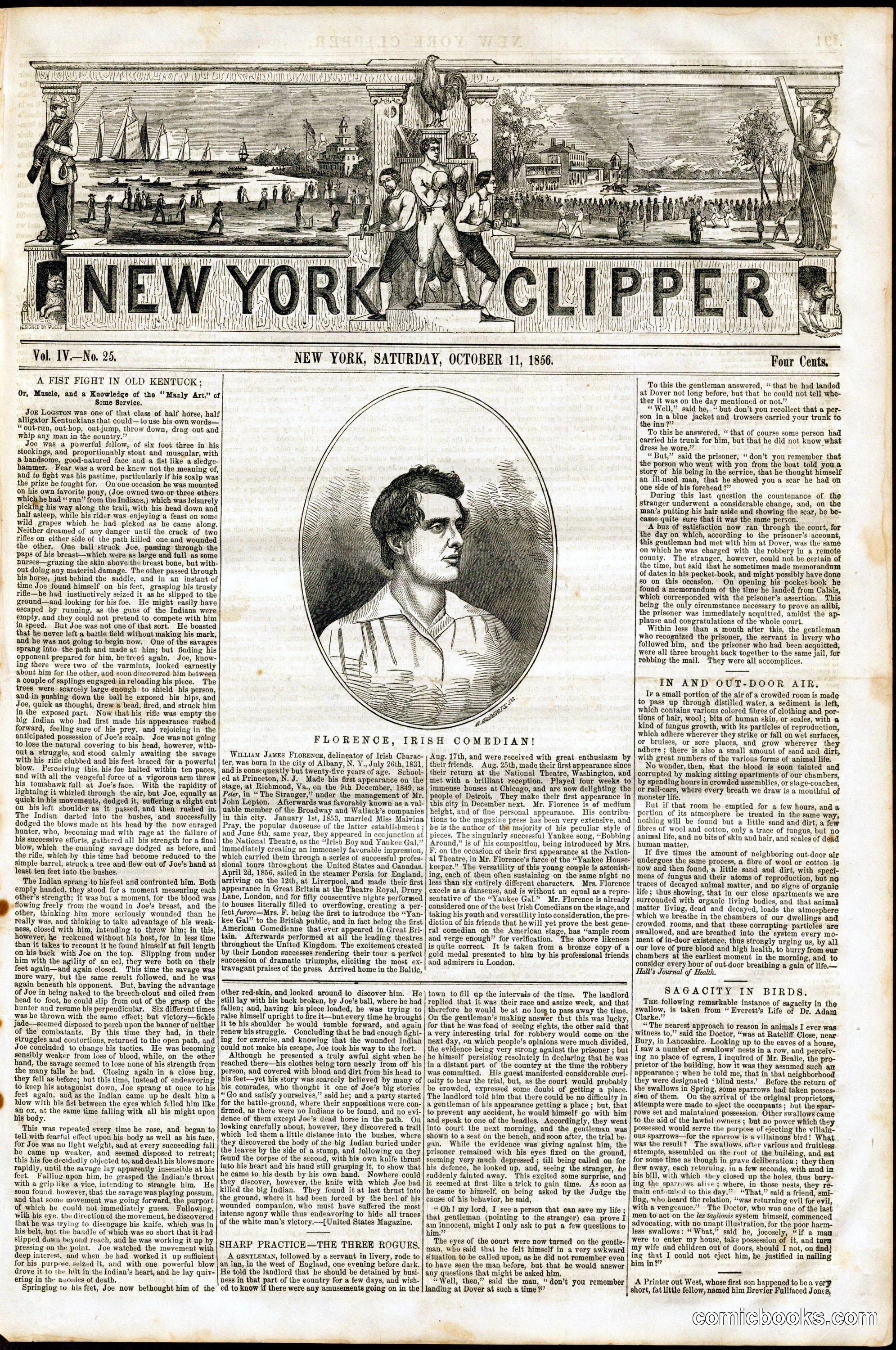 New York Clipper, Vol. IV, No. 25