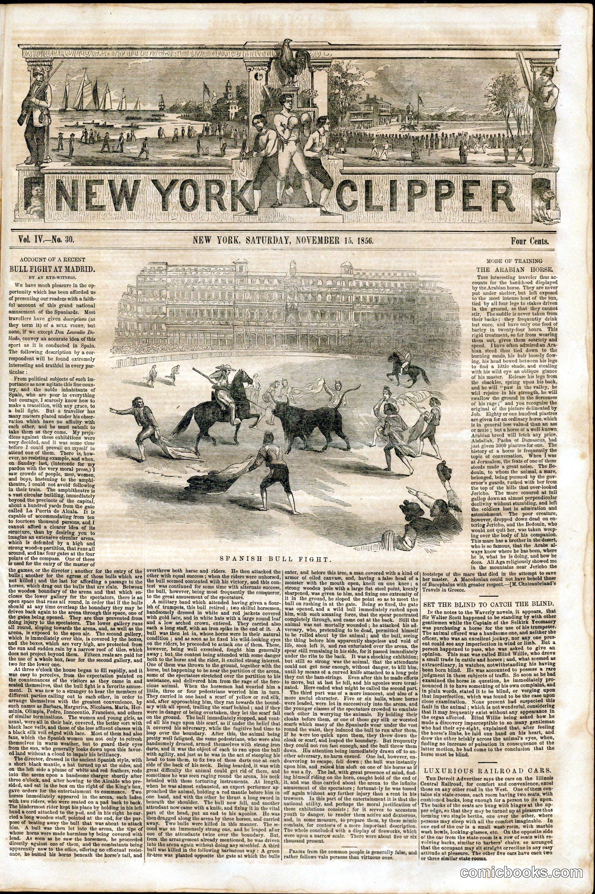 New York Clipper, Vol. IV, No. 30