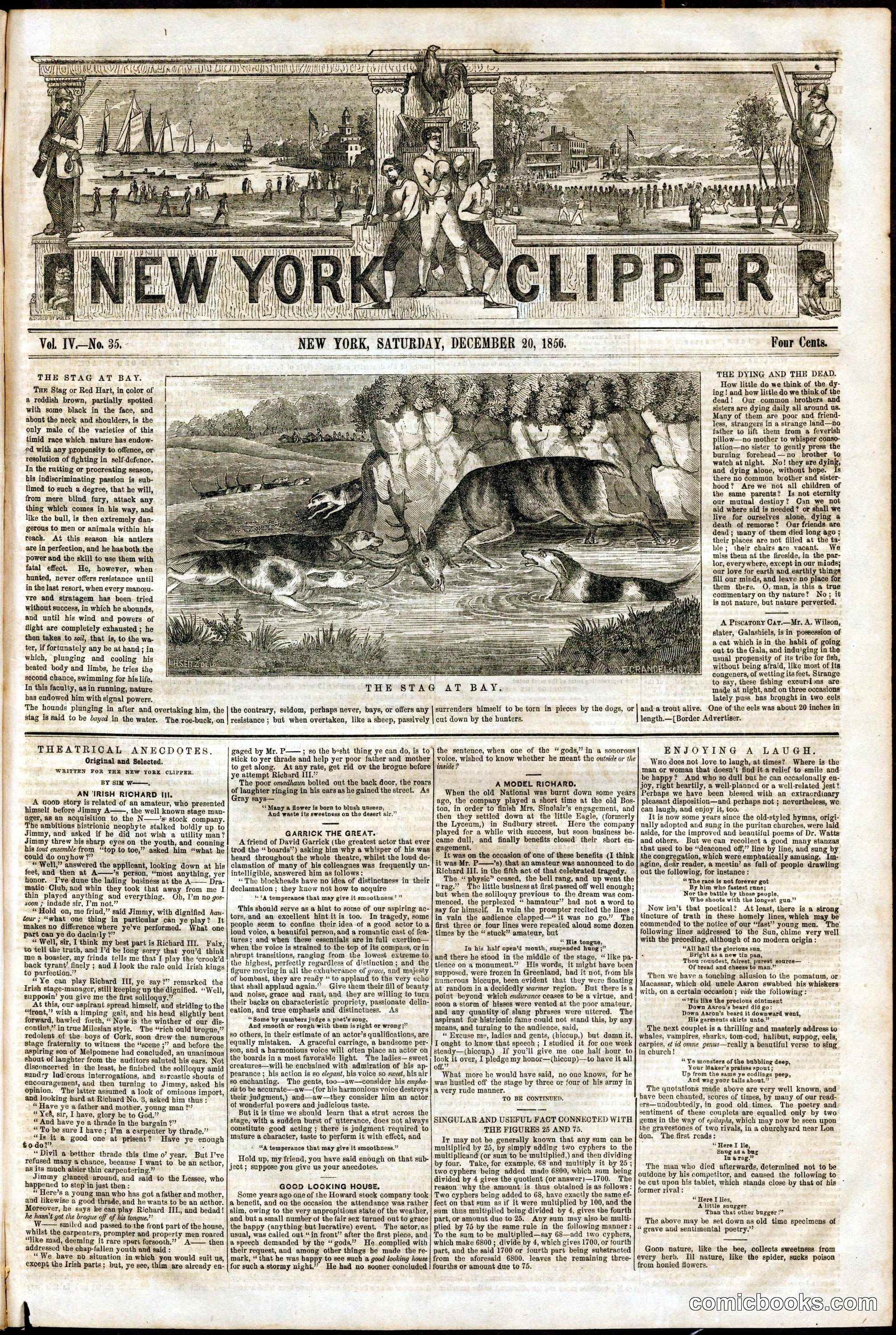 New York Clipper, Vol. IV, No. 35