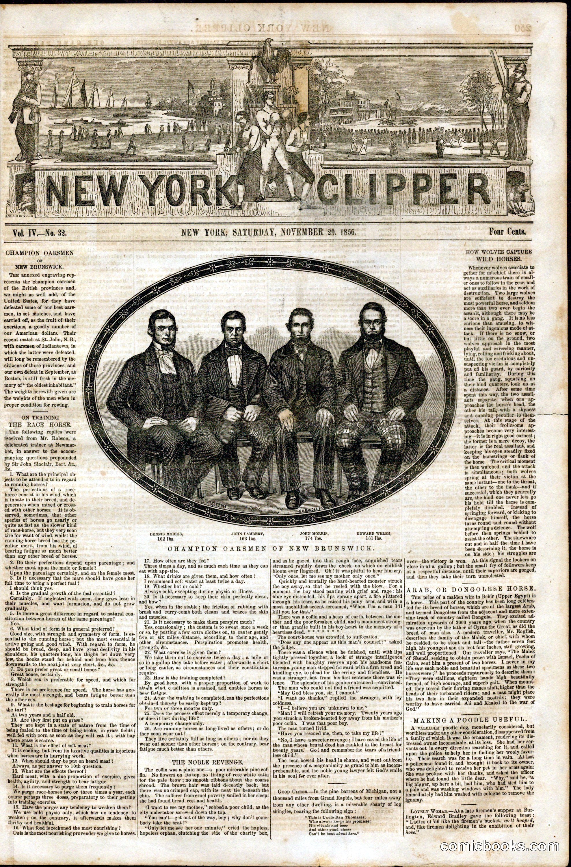 New York Clipper, Vol. IV, No. 32