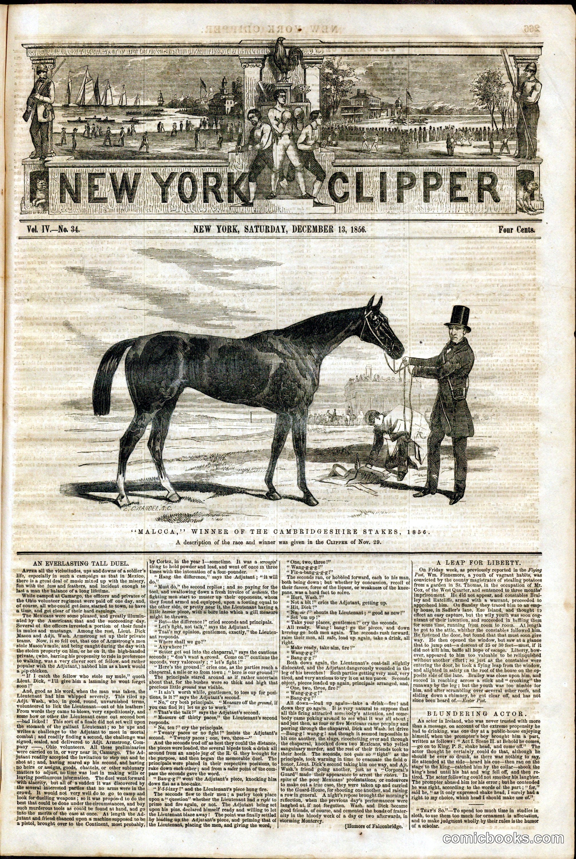 New York Clipper (December 13, 1856)