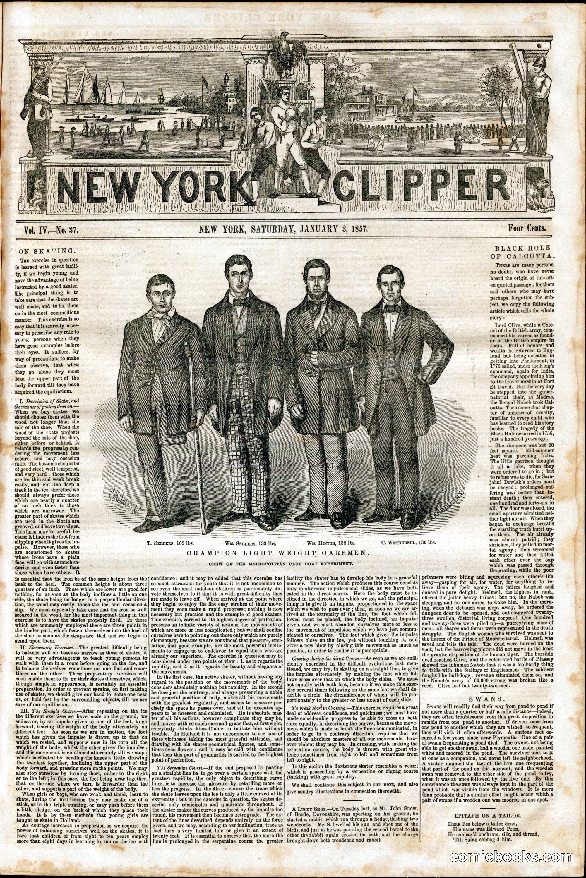New York Clipper (January 3, 1857)
