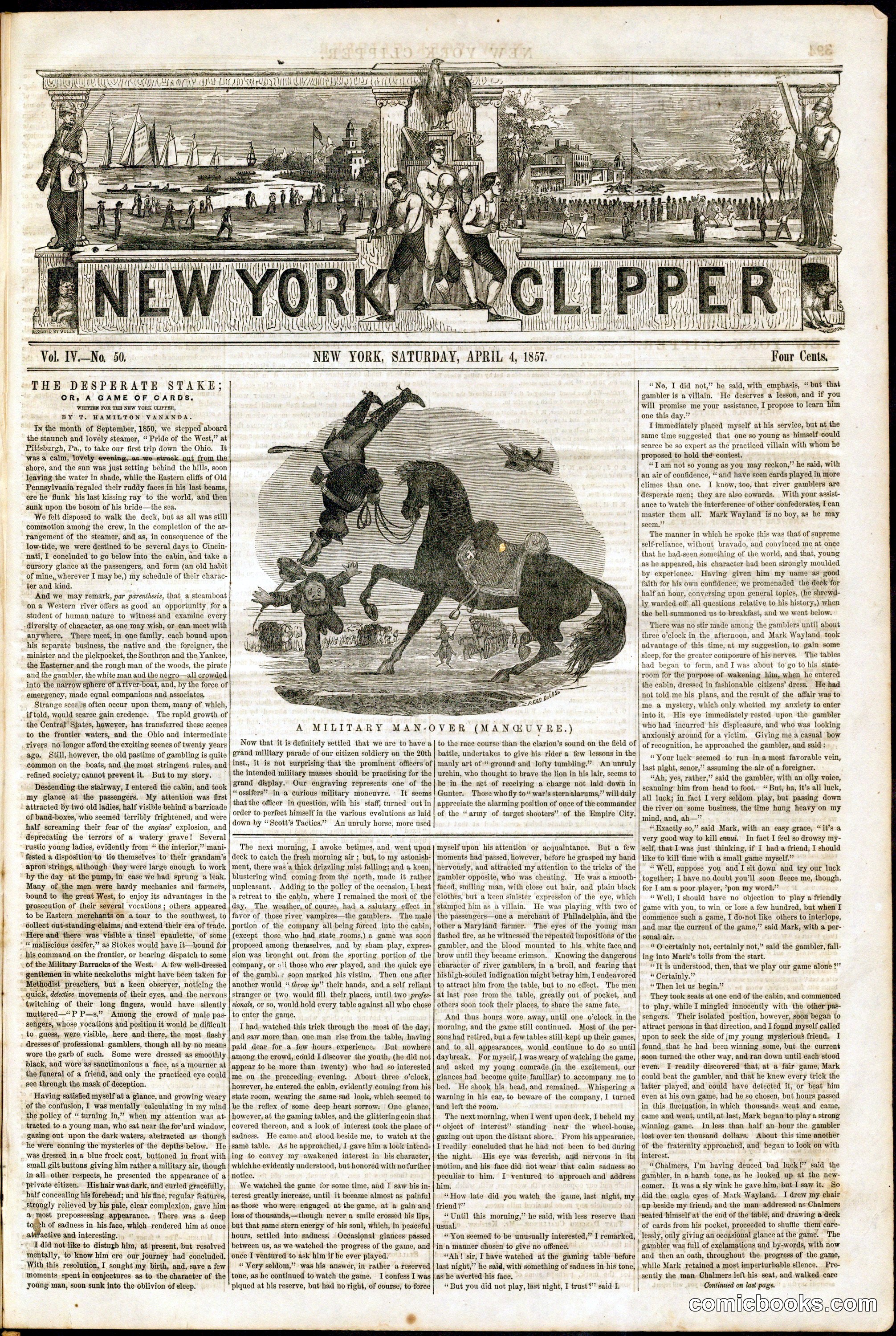 New York Clipper (April 4, 1857)