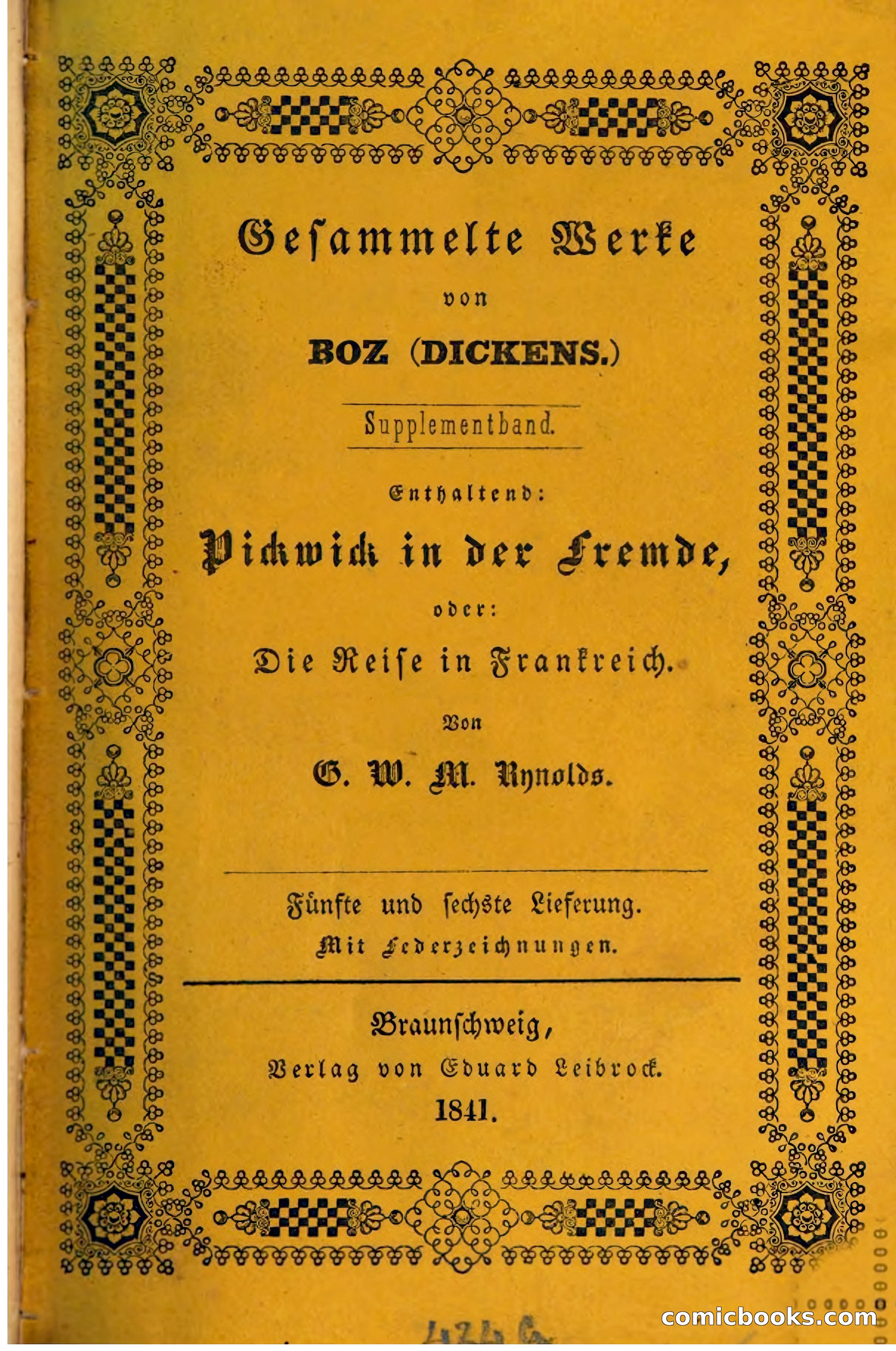 Pickwick in der Fremde (Pickwick Abroad) — page 1 of 281