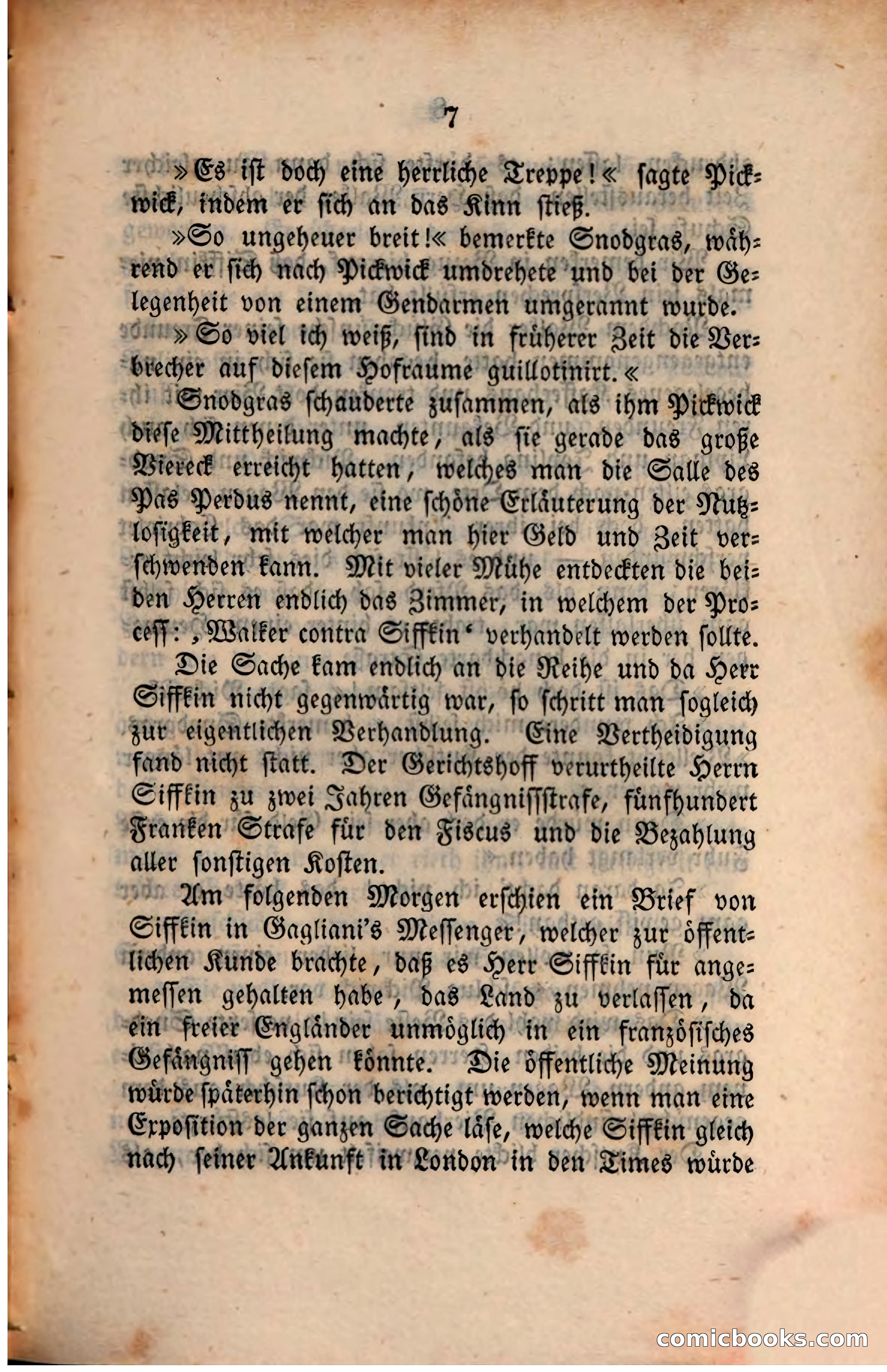 Pickwick in der Fremde (Pickwick Abroad) — page 9 of 281
