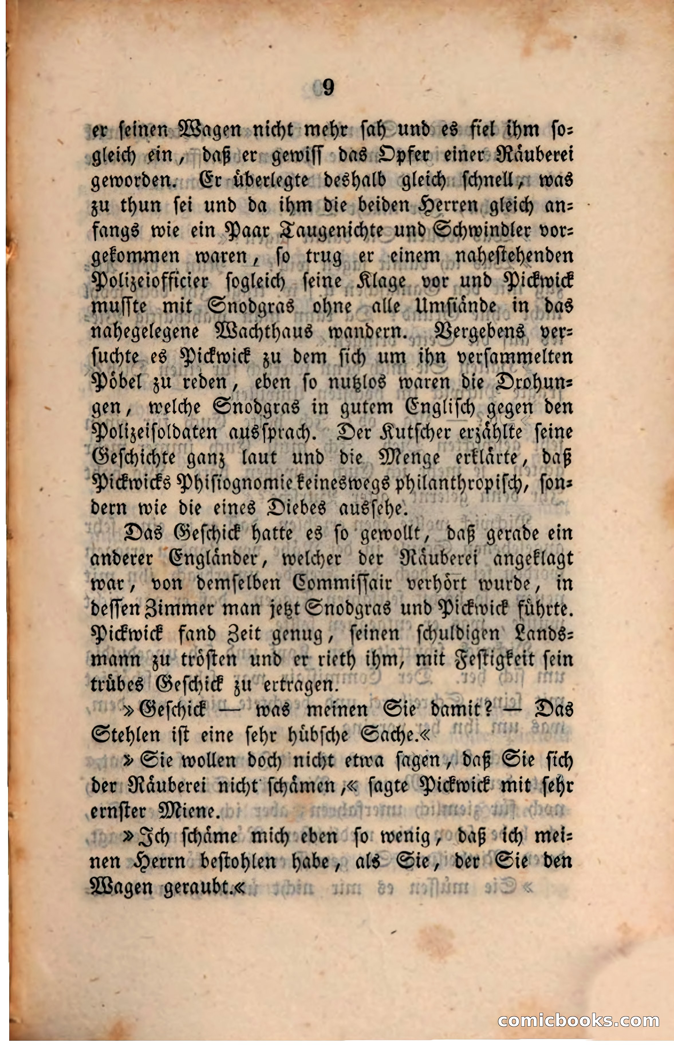 Pickwick in der Fremde (Pickwick Abroad) — page 11 of 281