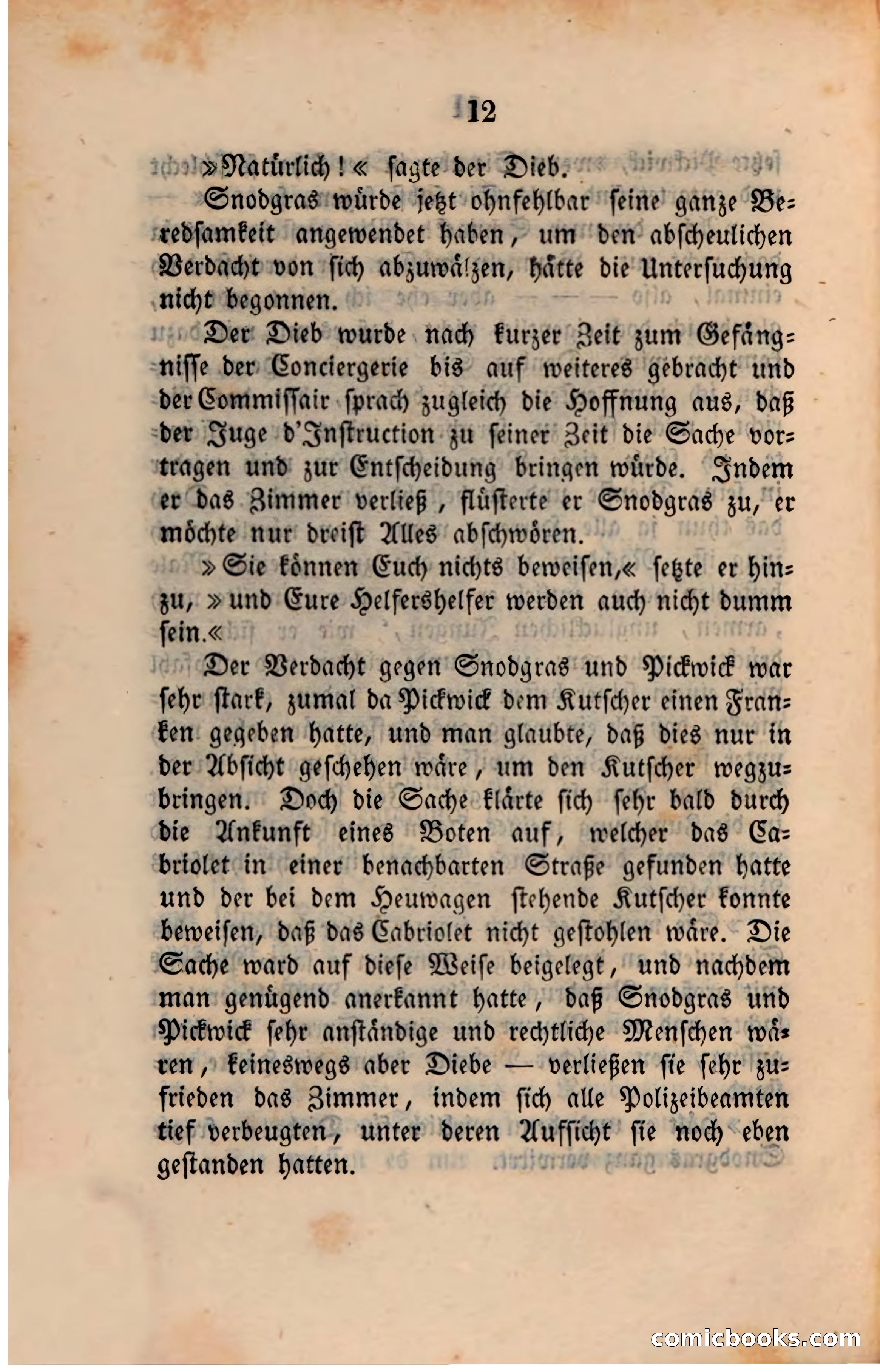 Pickwick in der Fremde (Pickwick Abroad) — page 14 of 281