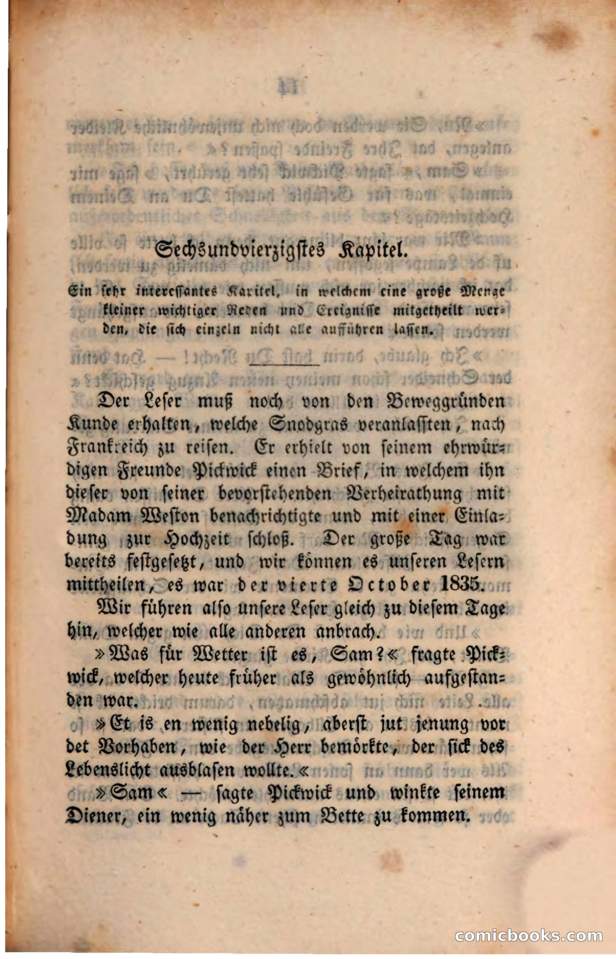 Pickwick in der Fremde (Pickwick Abroad) — page 15 of 281