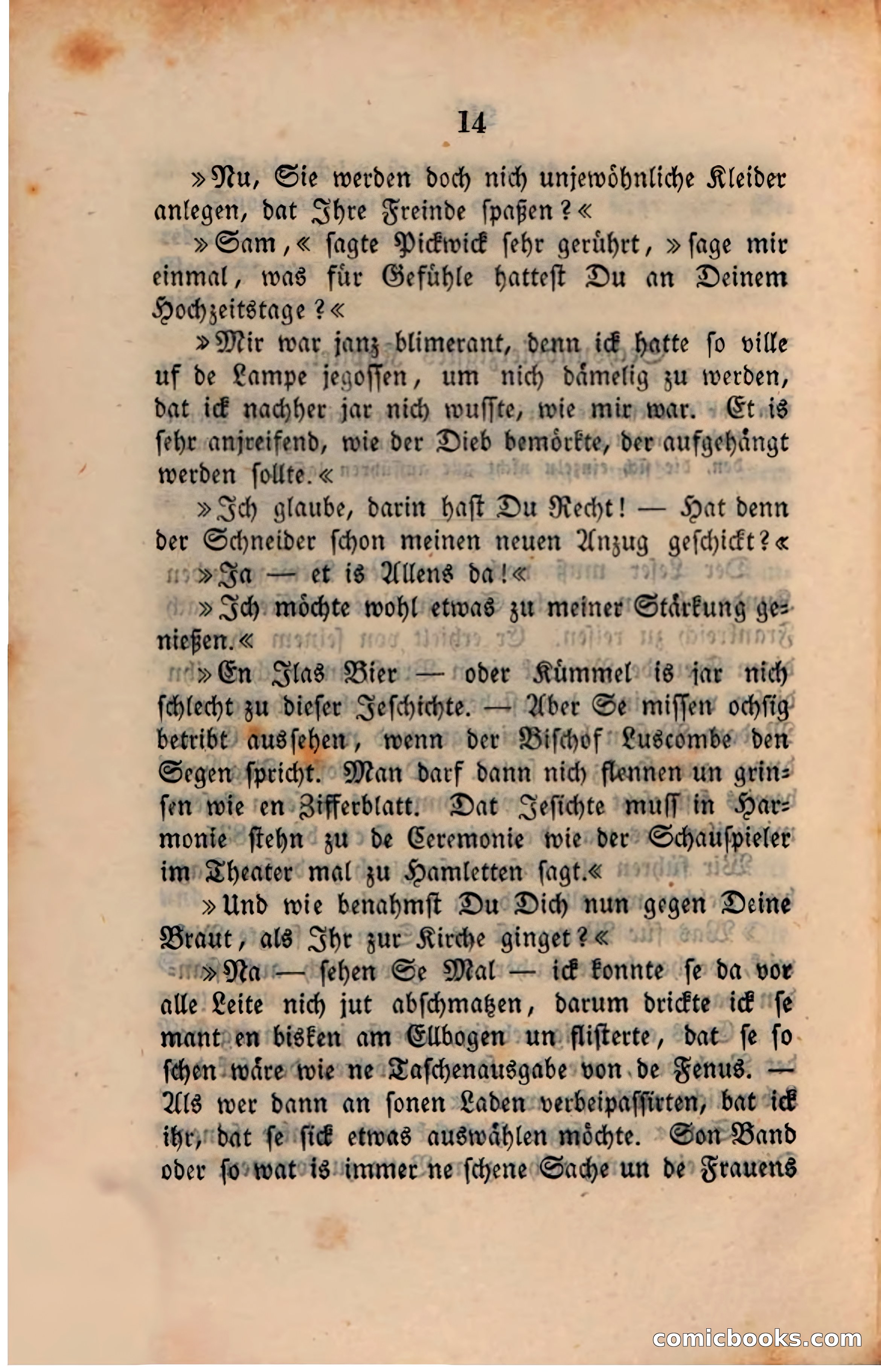 Pickwick in der Fremde (Pickwick Abroad) — page 16 of 281