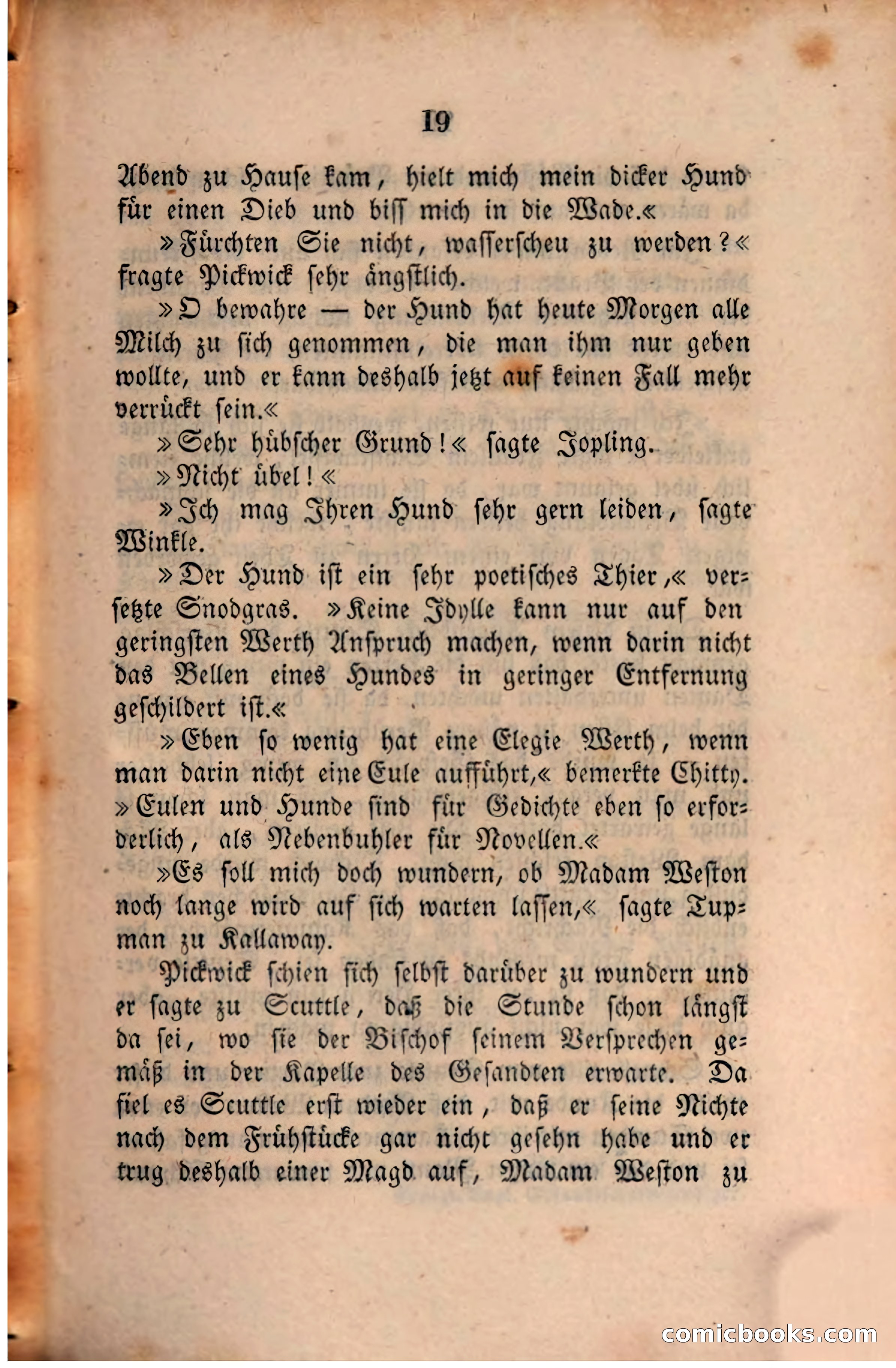 Pickwick in der Fremde (Pickwick Abroad) — page 21 of 281