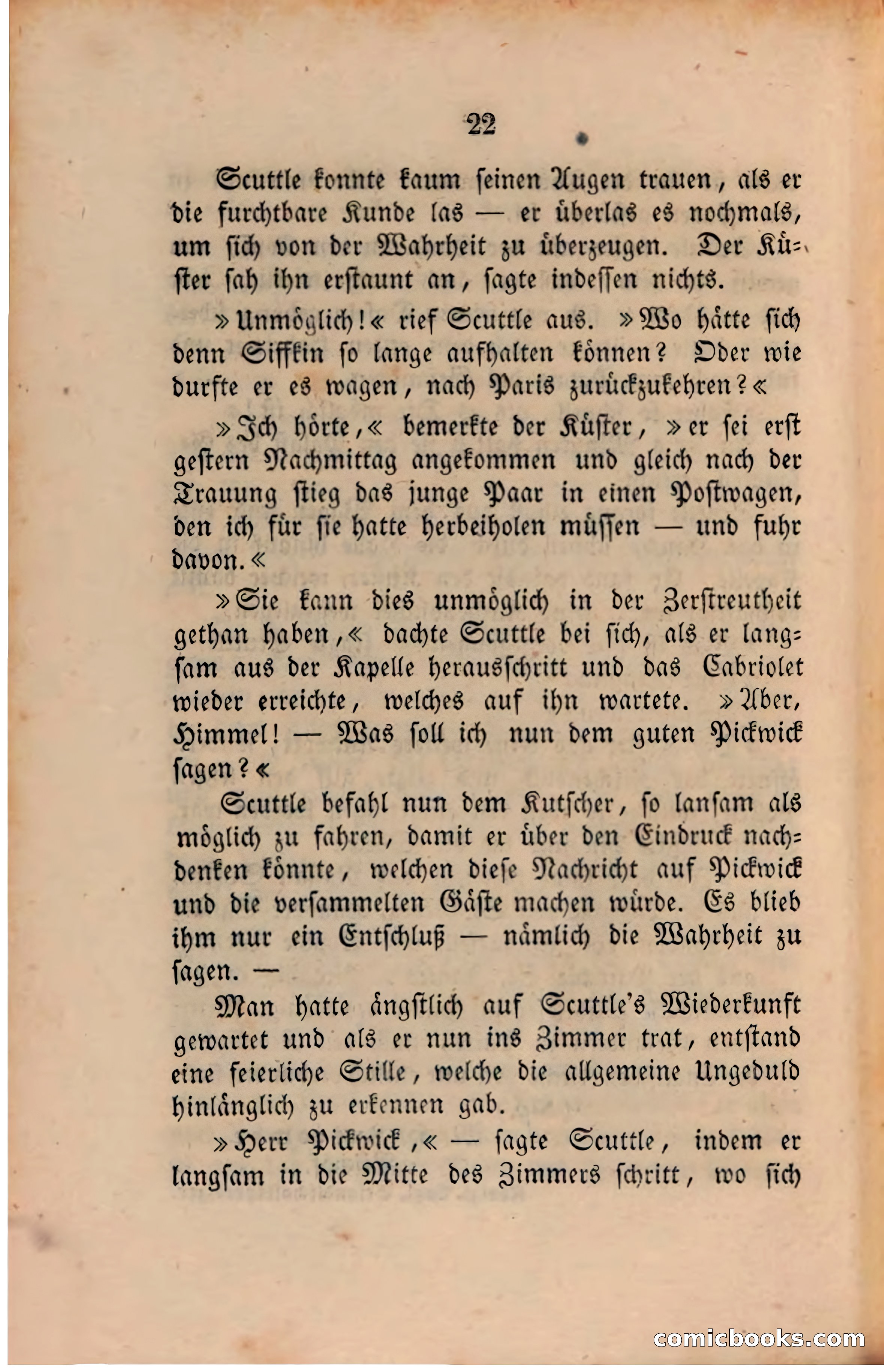 Pickwick in der Fremde (Pickwick Abroad) — page 24 of 281