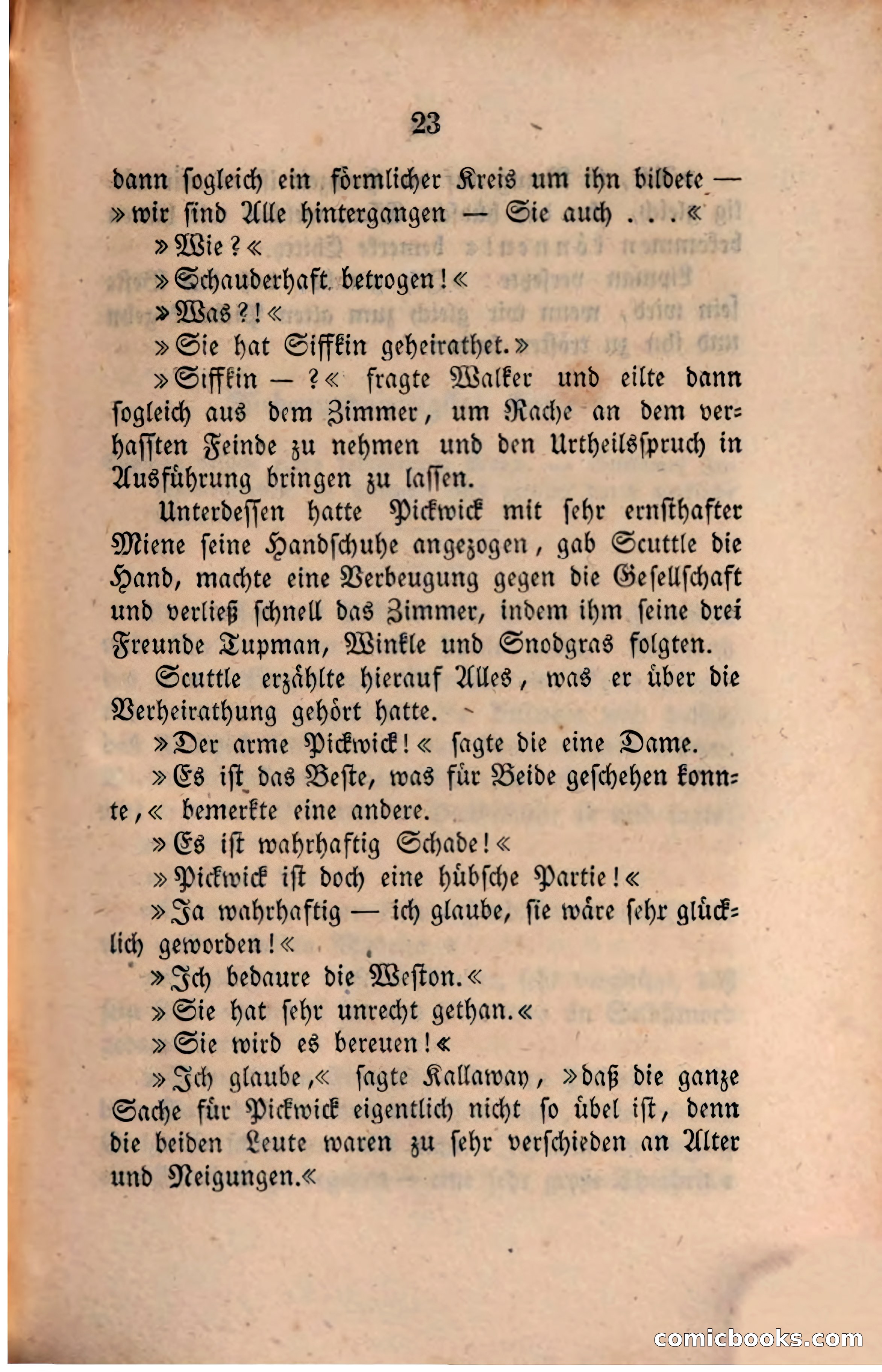 Pickwick in der Fremde (Pickwick Abroad) — page 25 of 281