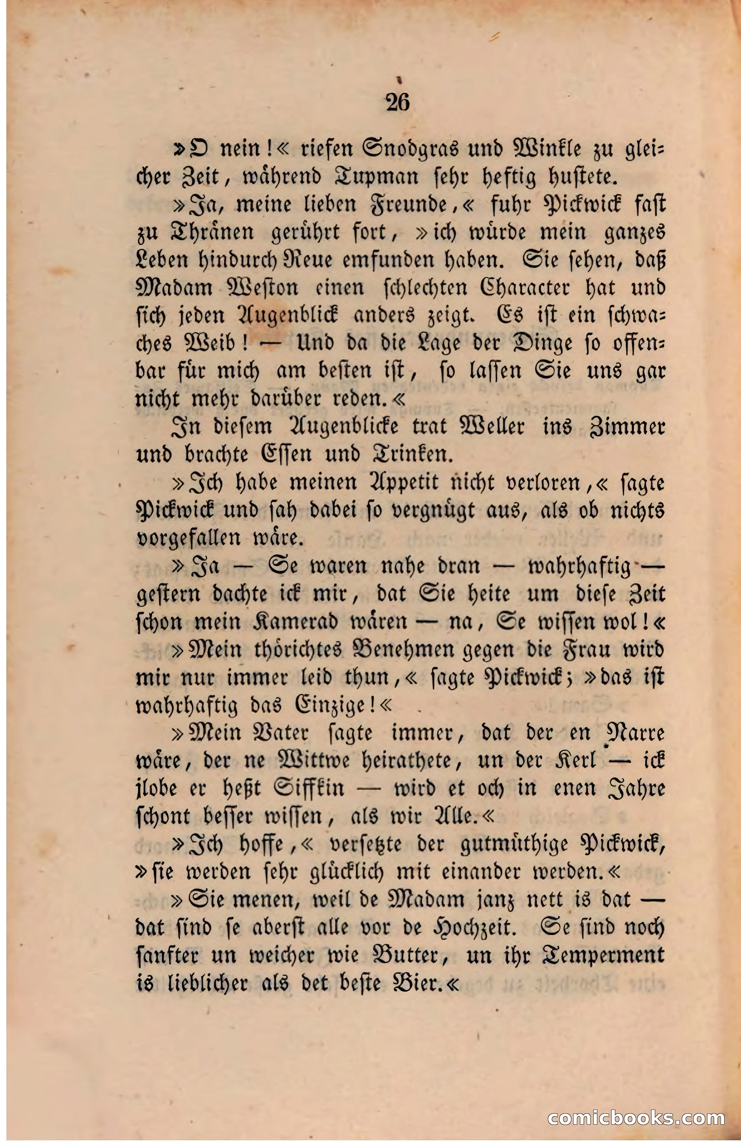 Pickwick in der Fremde (Pickwick Abroad) — page 28 of 281