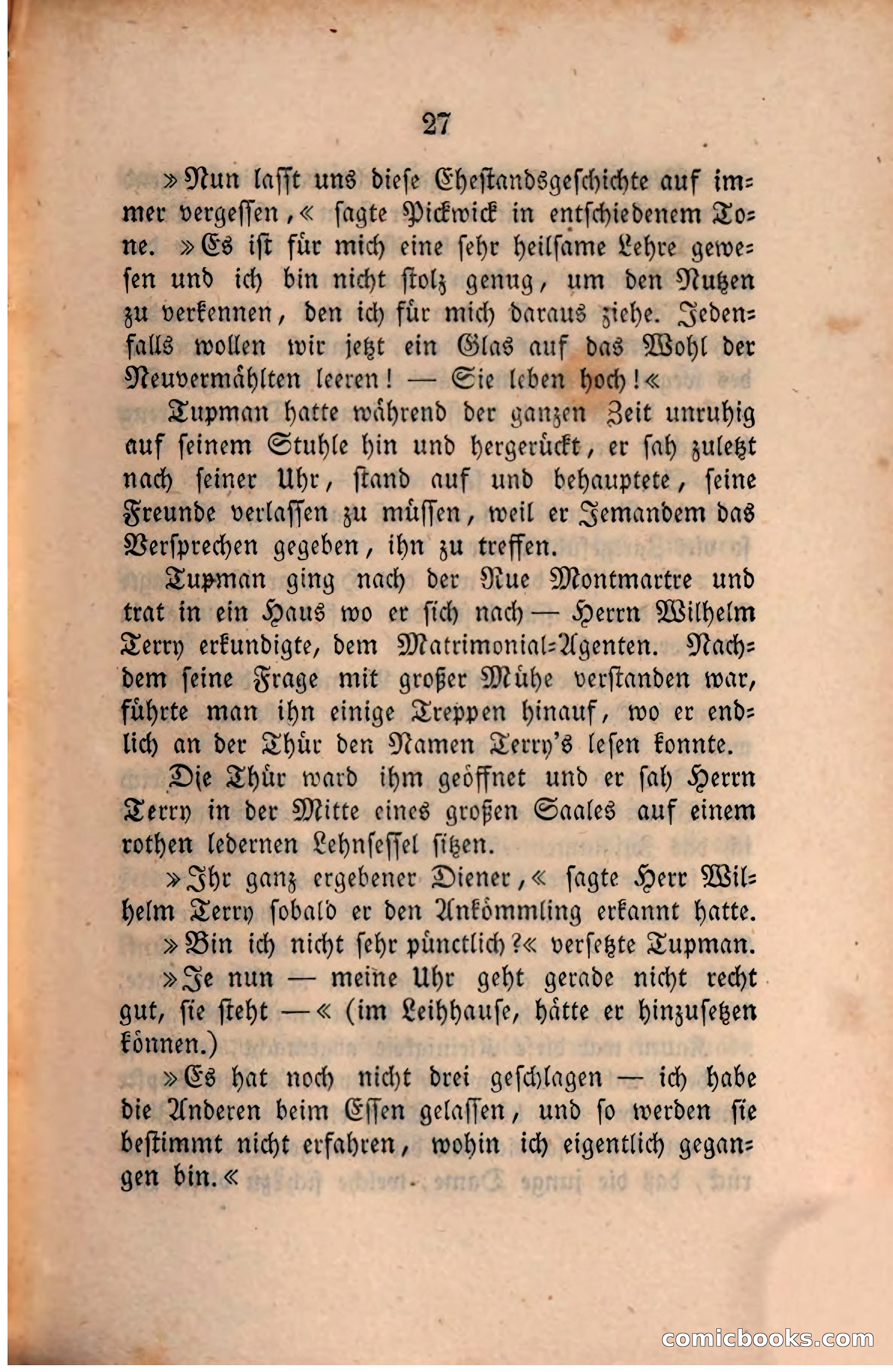 Pickwick in der Fremde (Pickwick Abroad) — page 29 of 281