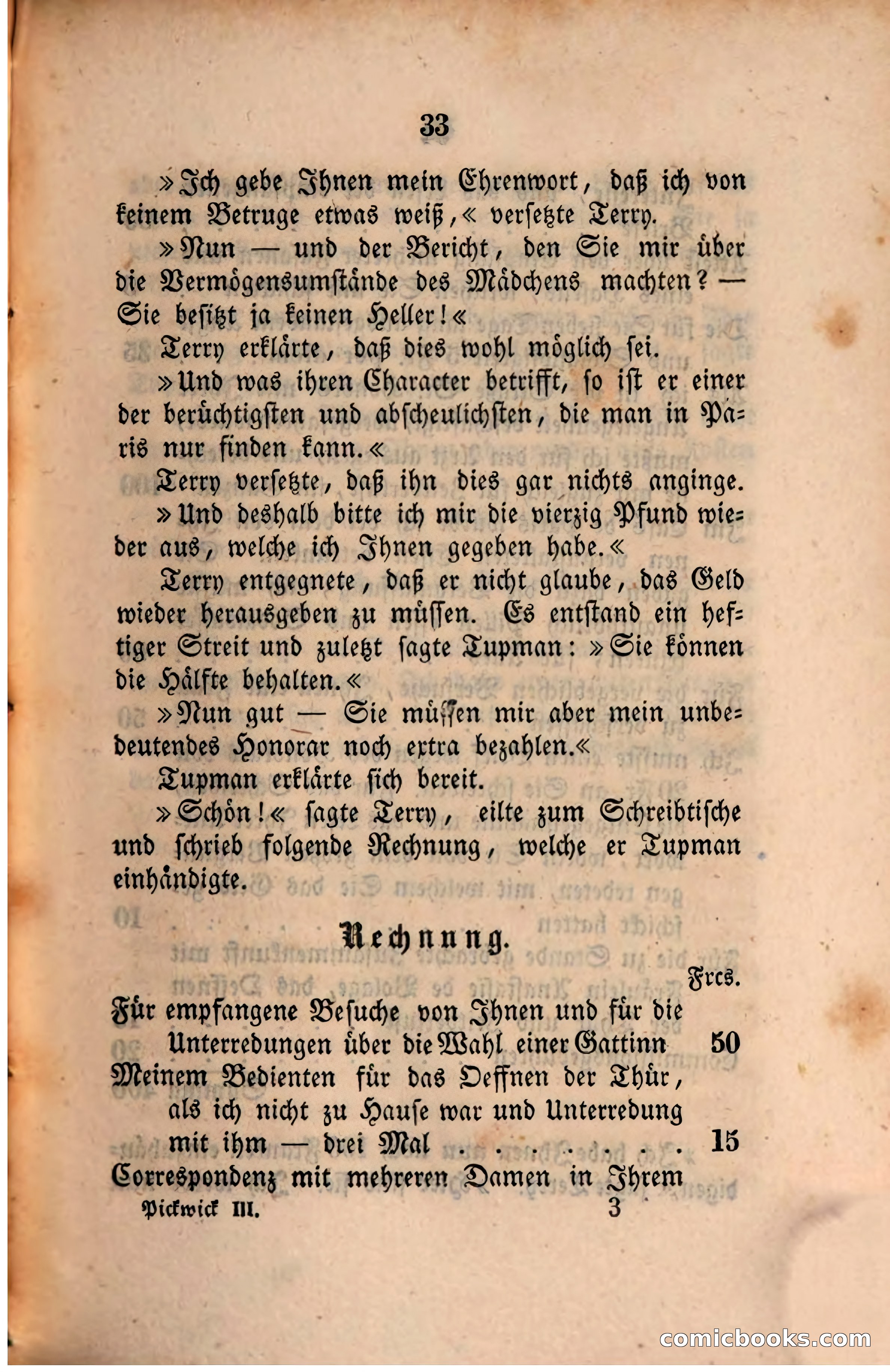 Pickwick in der Fremde (Pickwick Abroad) — page 35 of 281