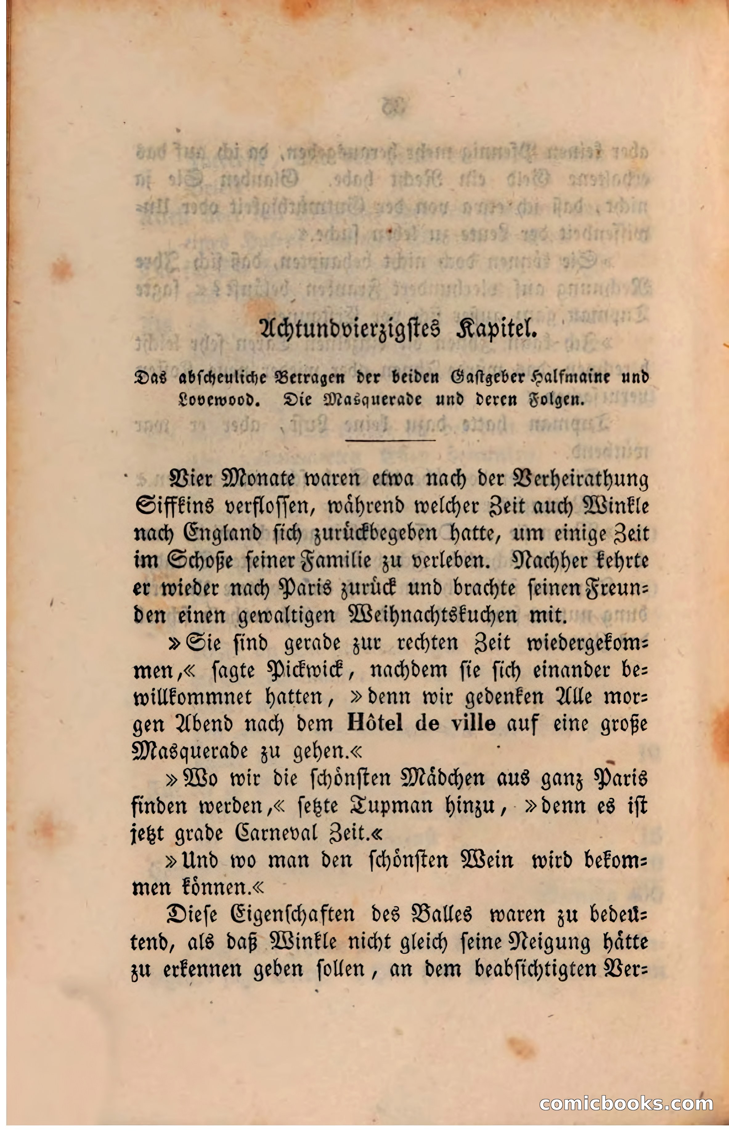 Pickwick in der Fremde (Pickwick Abroad) — page 38 of 281