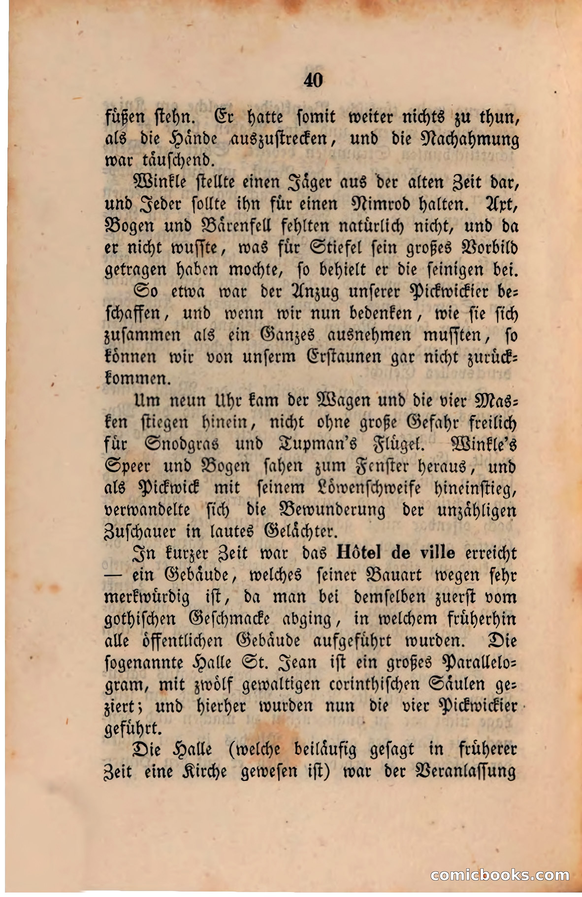Pickwick in der Fremde (Pickwick Abroad) — page 42 of 281