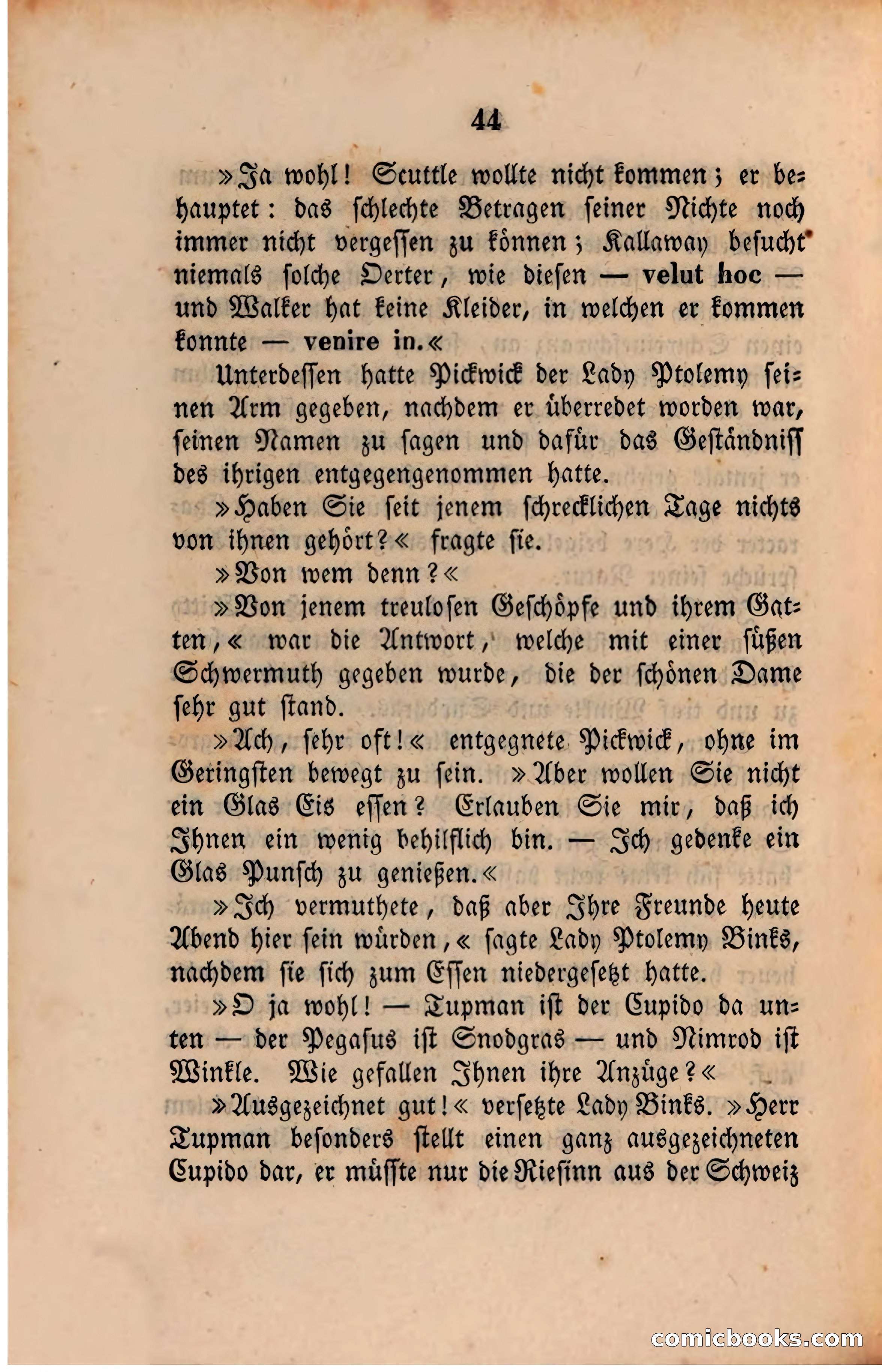Pickwick in der Fremde (Pickwick Abroad) — page 46 of 281