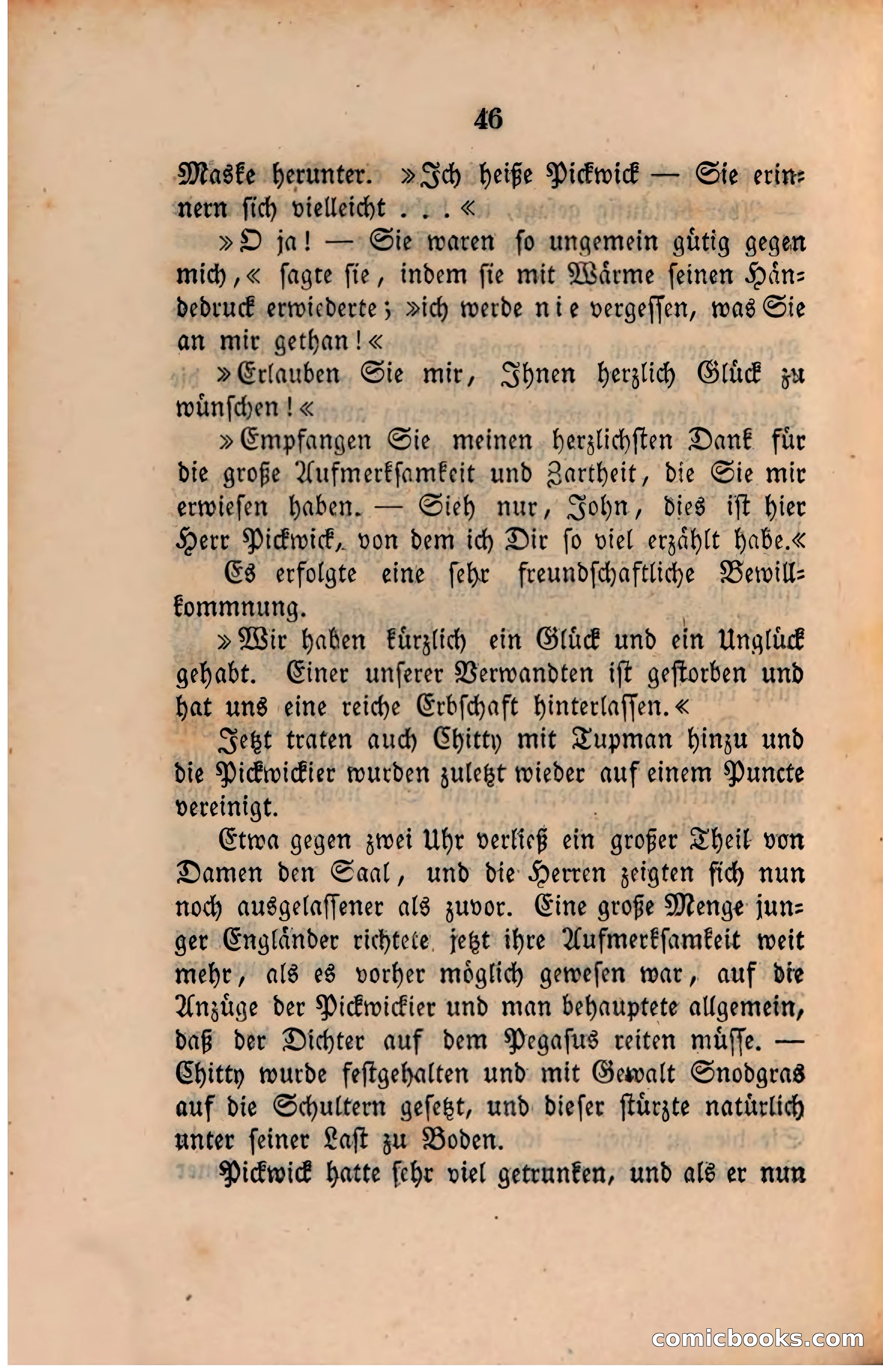 Pickwick in der Fremde (Pickwick Abroad) — page 48 of 281
