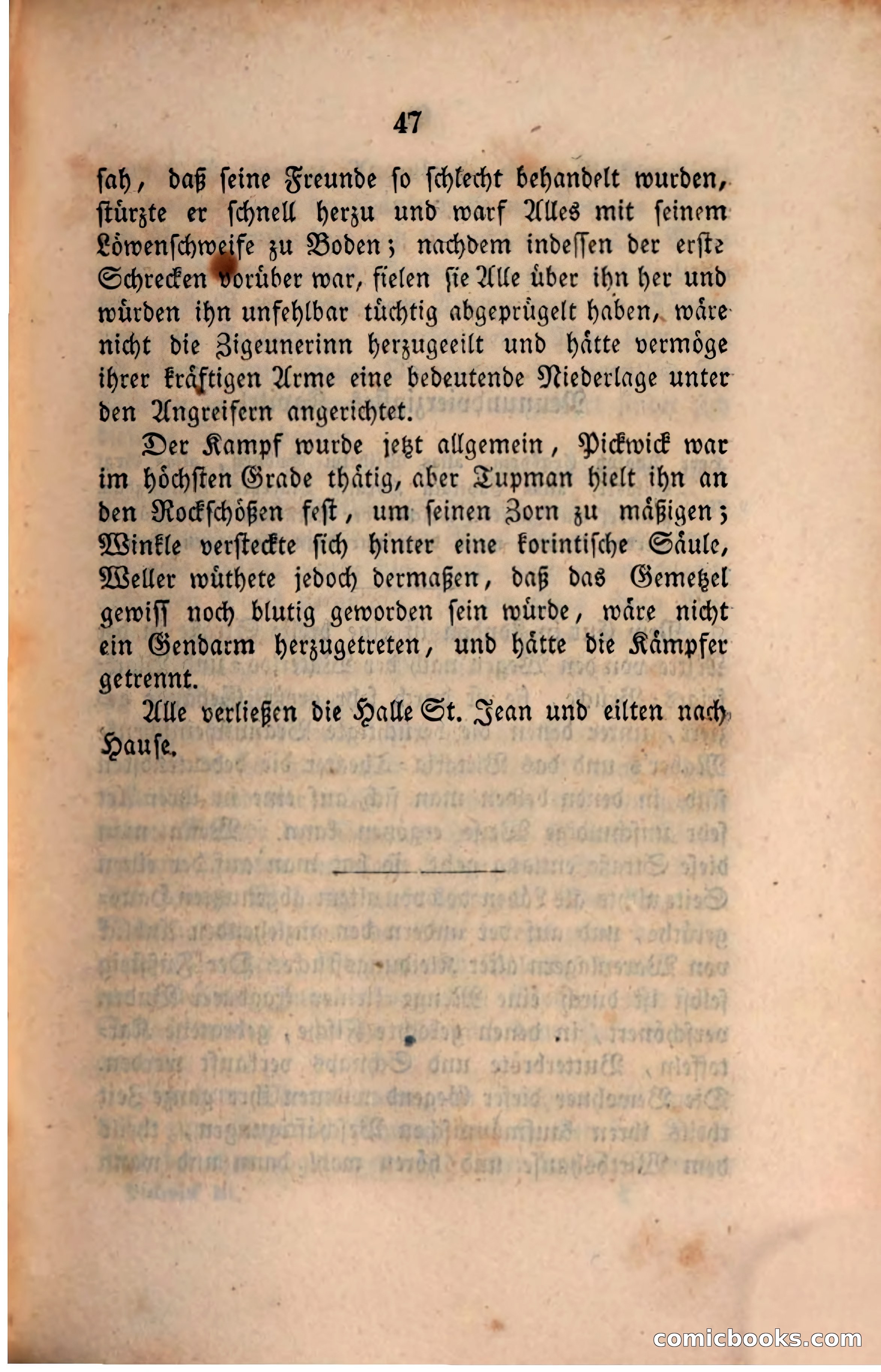 Pickwick in der Fremde (Pickwick Abroad) — page 49 of 281