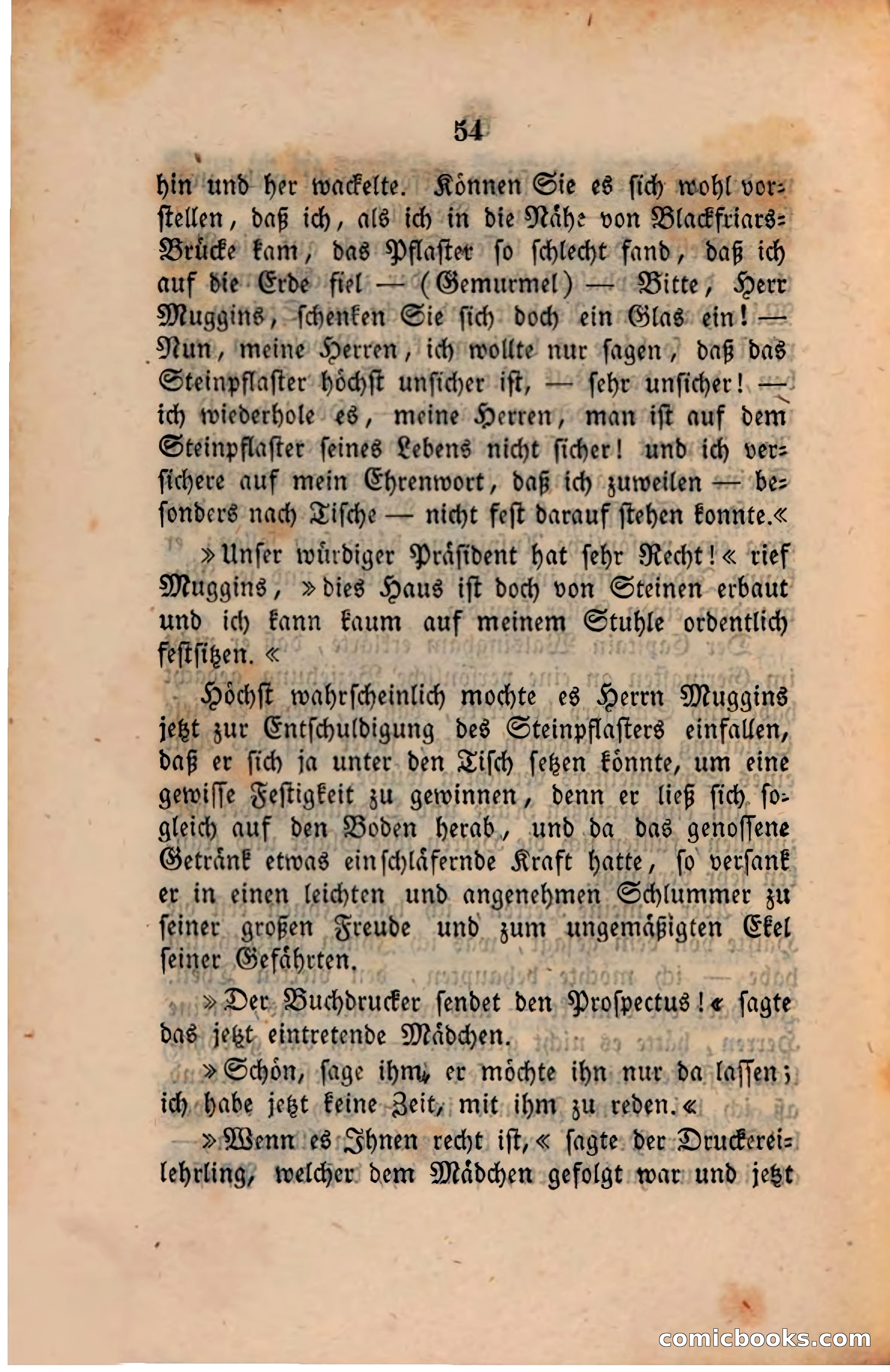 Pickwick in der Fremde (Pickwick Abroad) — page 56 of 281