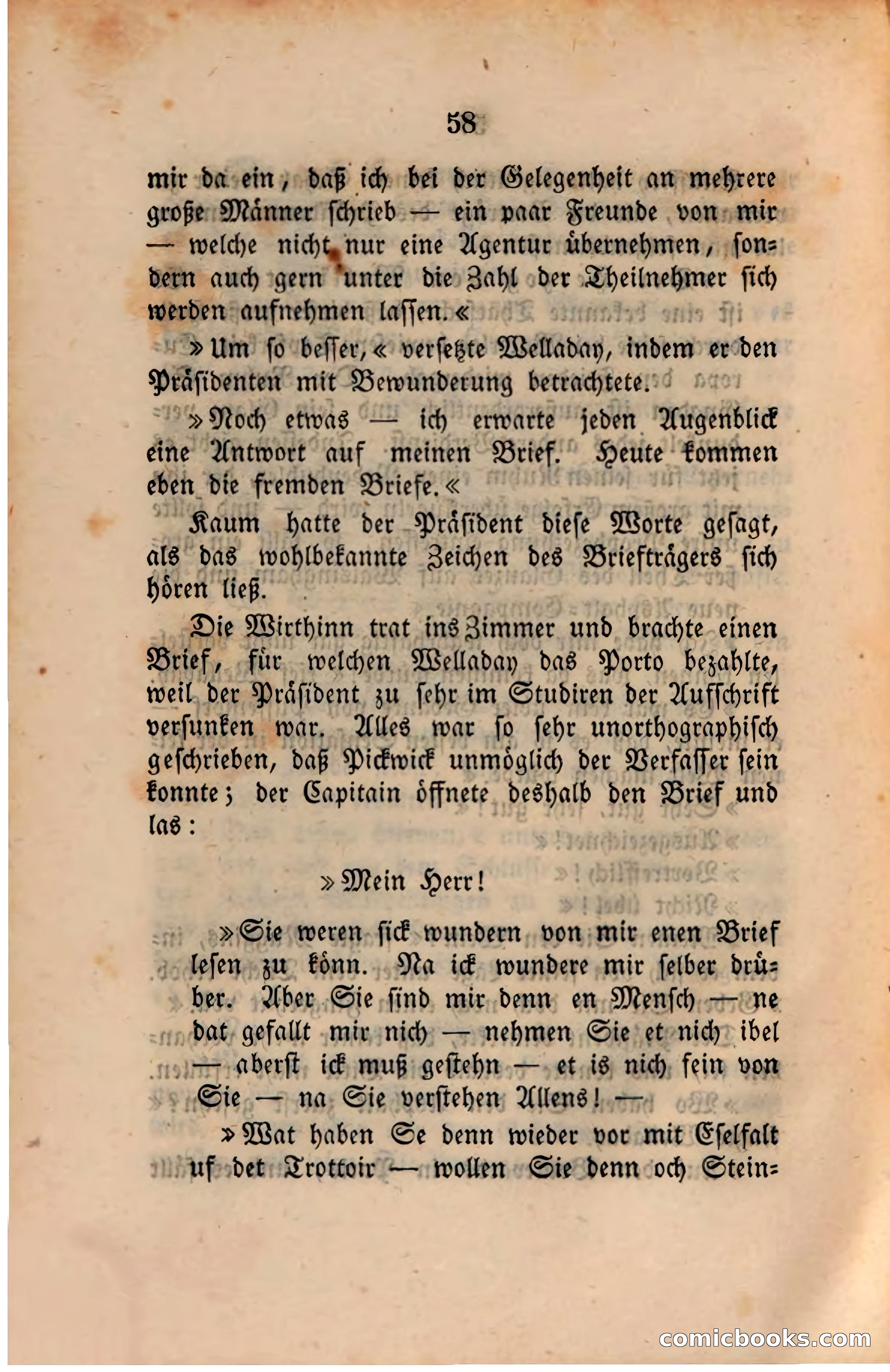 Pickwick in der Fremde (Pickwick Abroad) — page 60 of 281