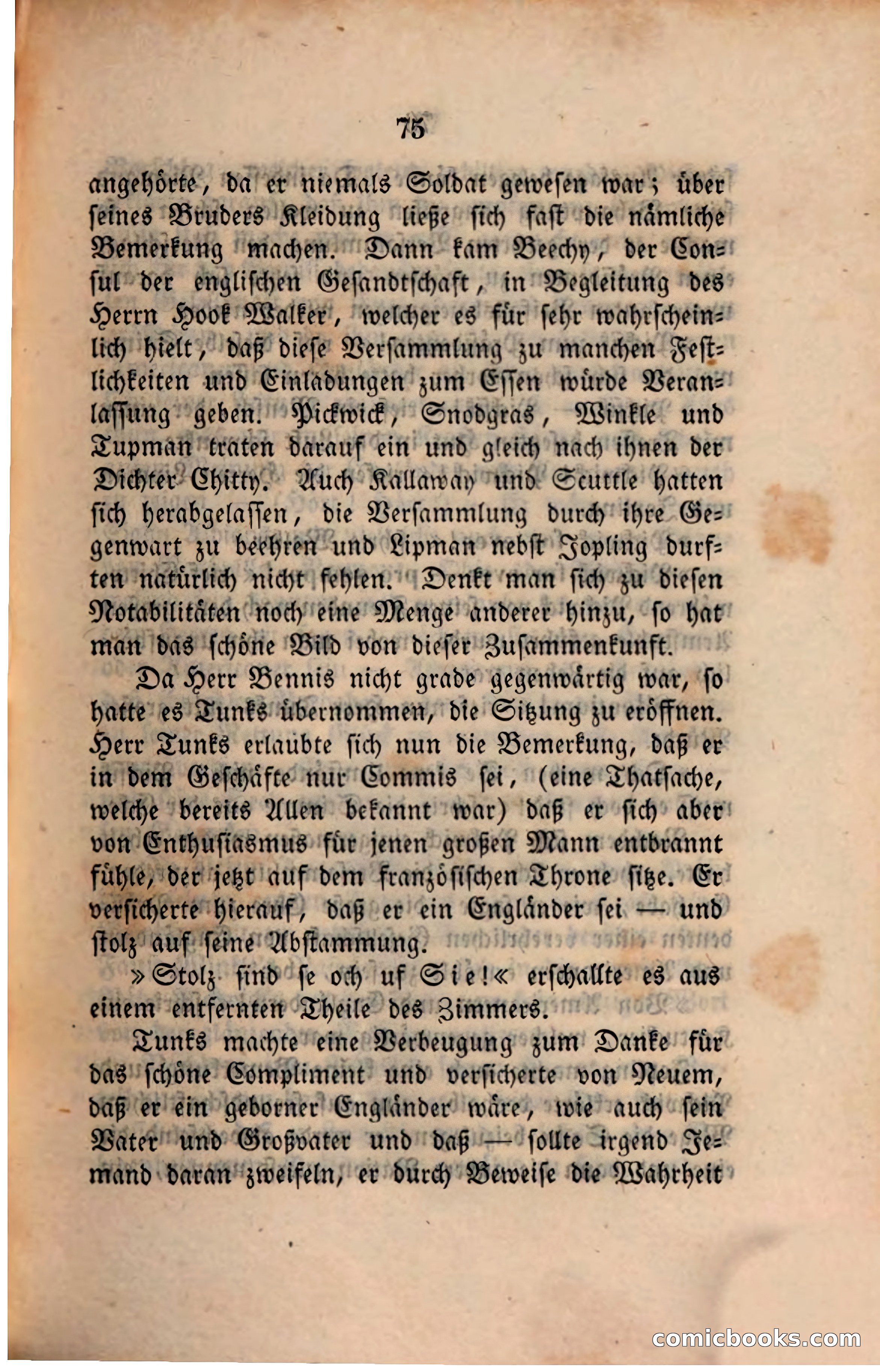 Pickwick in der Fremde (Pickwick Abroad) — page 77 of 281