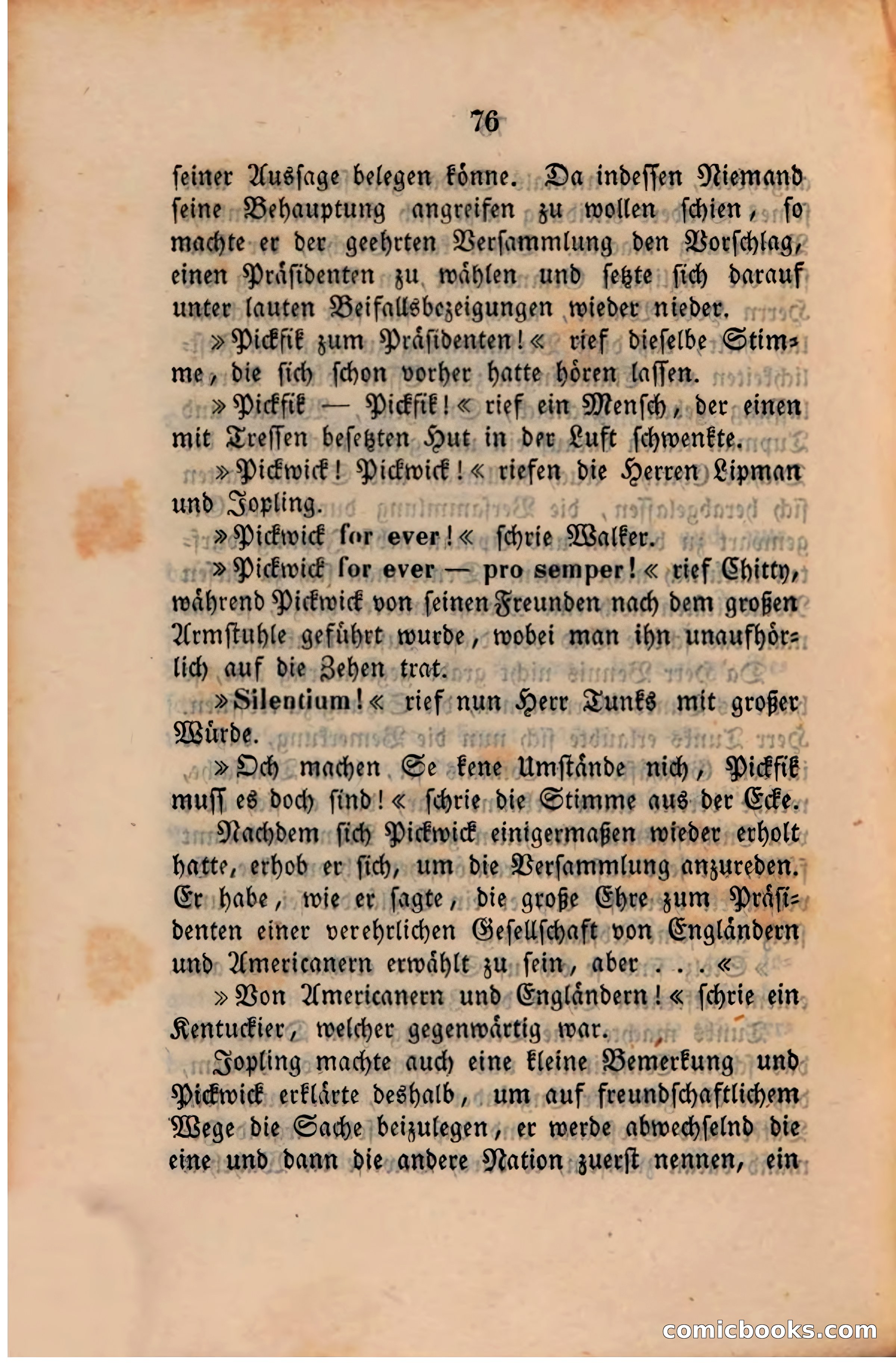 Pickwick in der Fremde (Pickwick Abroad) — page 78 of 281