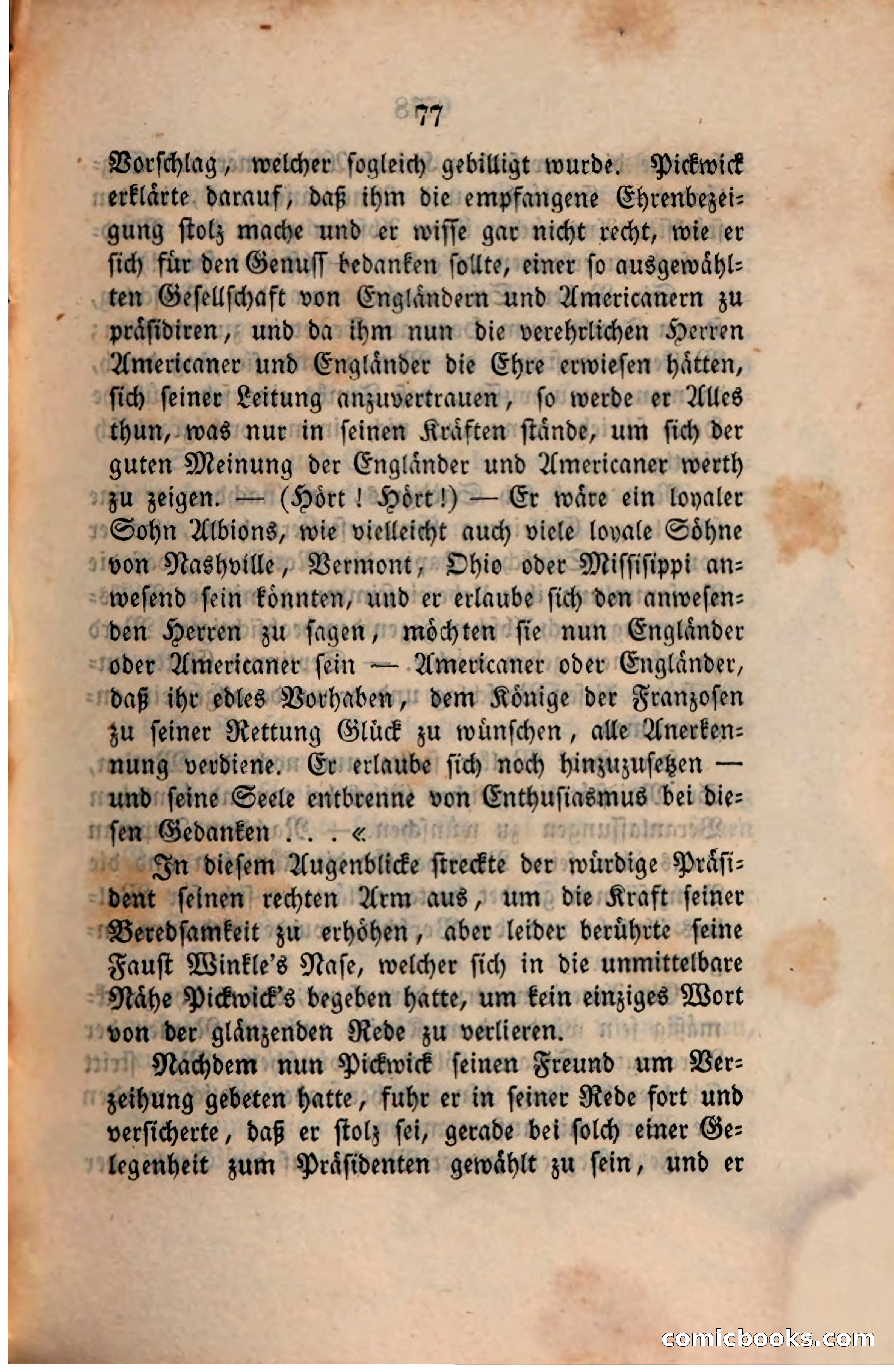 Pickwick in der Fremde (Pickwick Abroad) — page 79 of 281