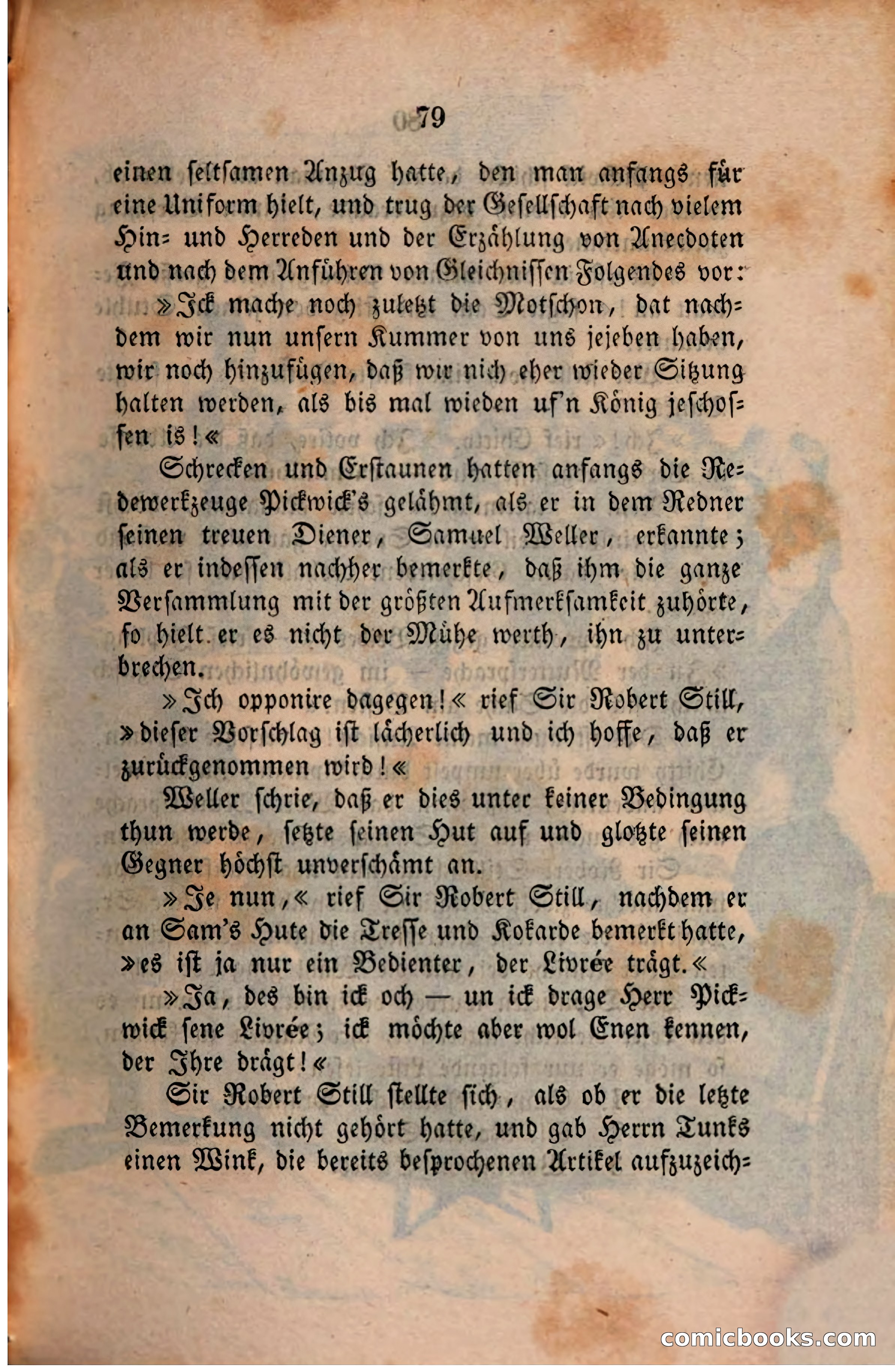 Pickwick in der Fremde (Pickwick Abroad) — page 81 of 281