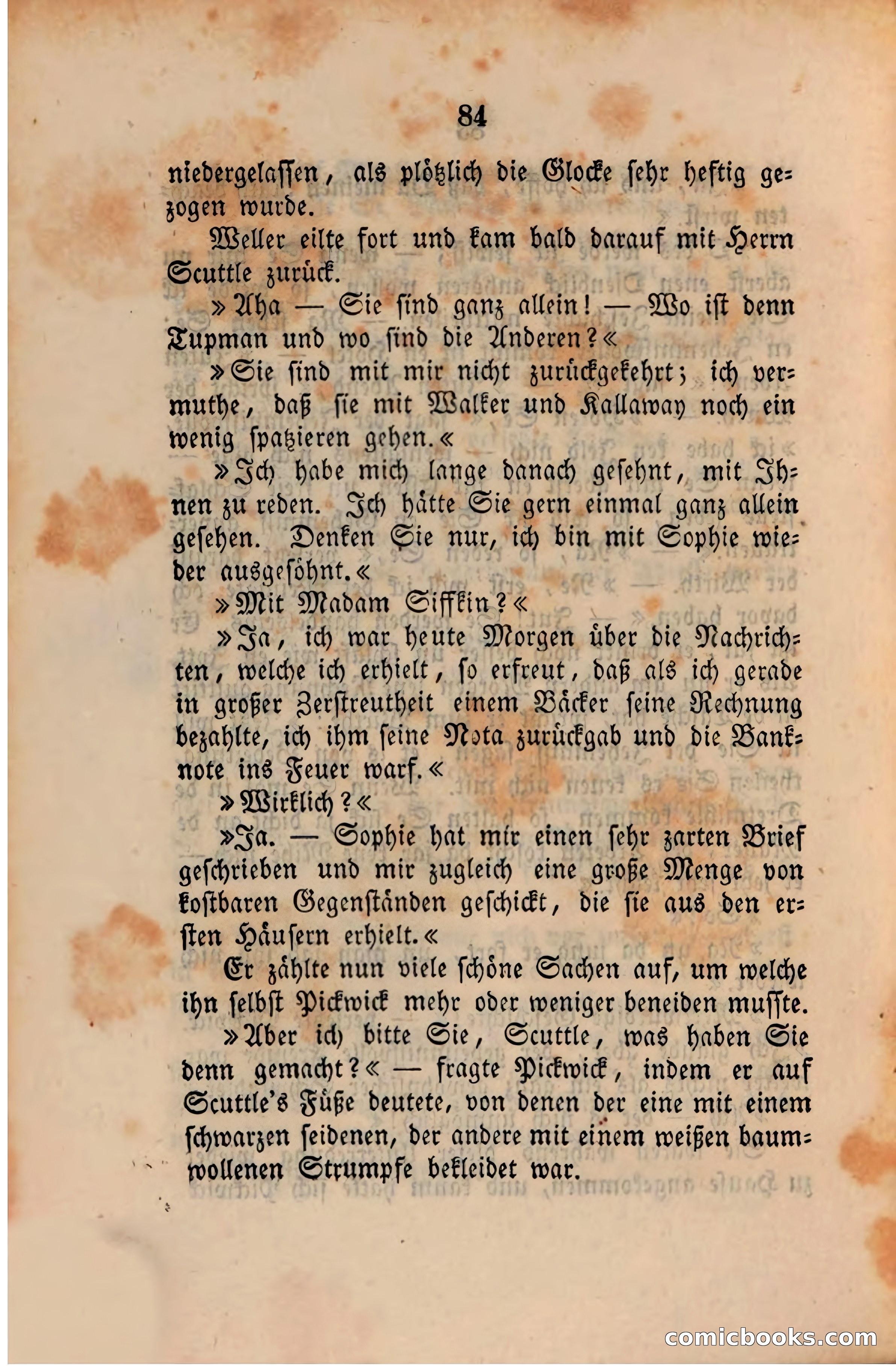 Pickwick in der Fremde (Pickwick Abroad) — page 88 of 281