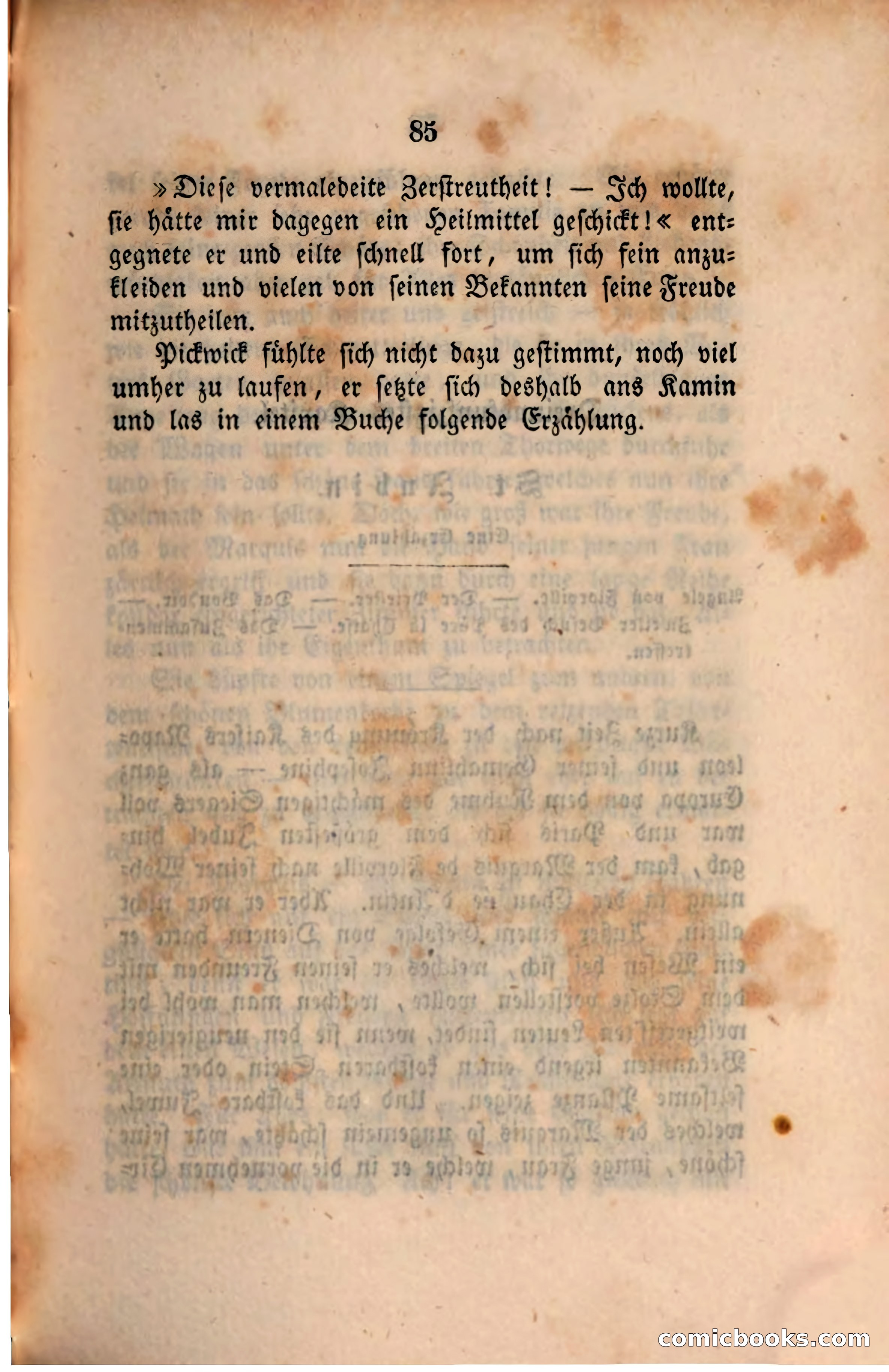 Pickwick in der Fremde (Pickwick Abroad) — page 89 of 281