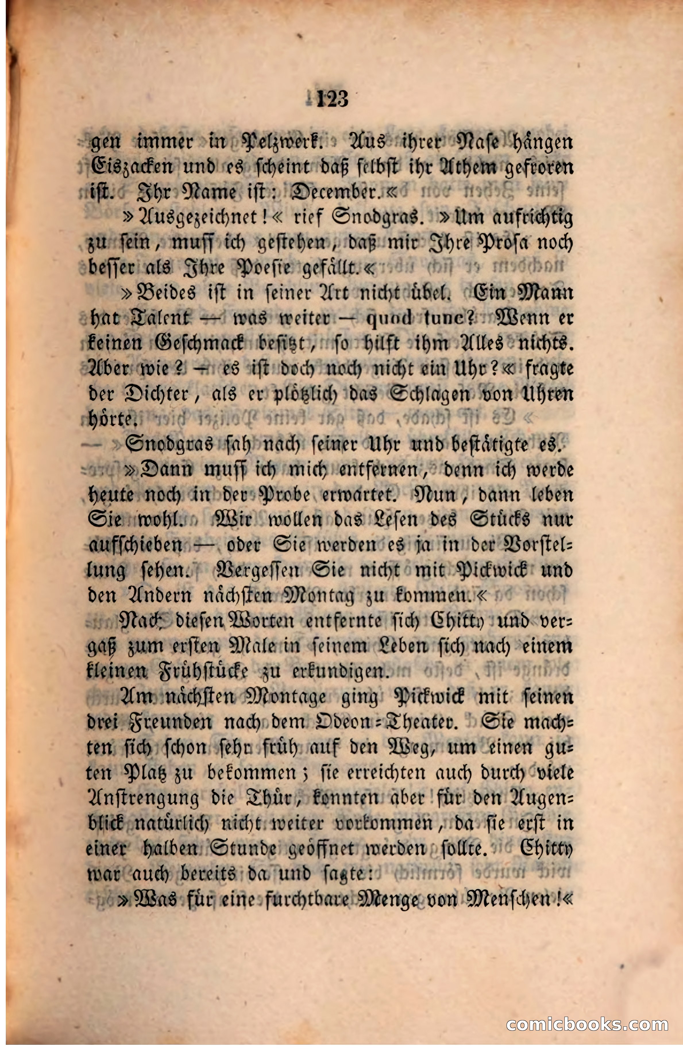 Pickwick in der Fremde (Pickwick Abroad) — page 127 of 281