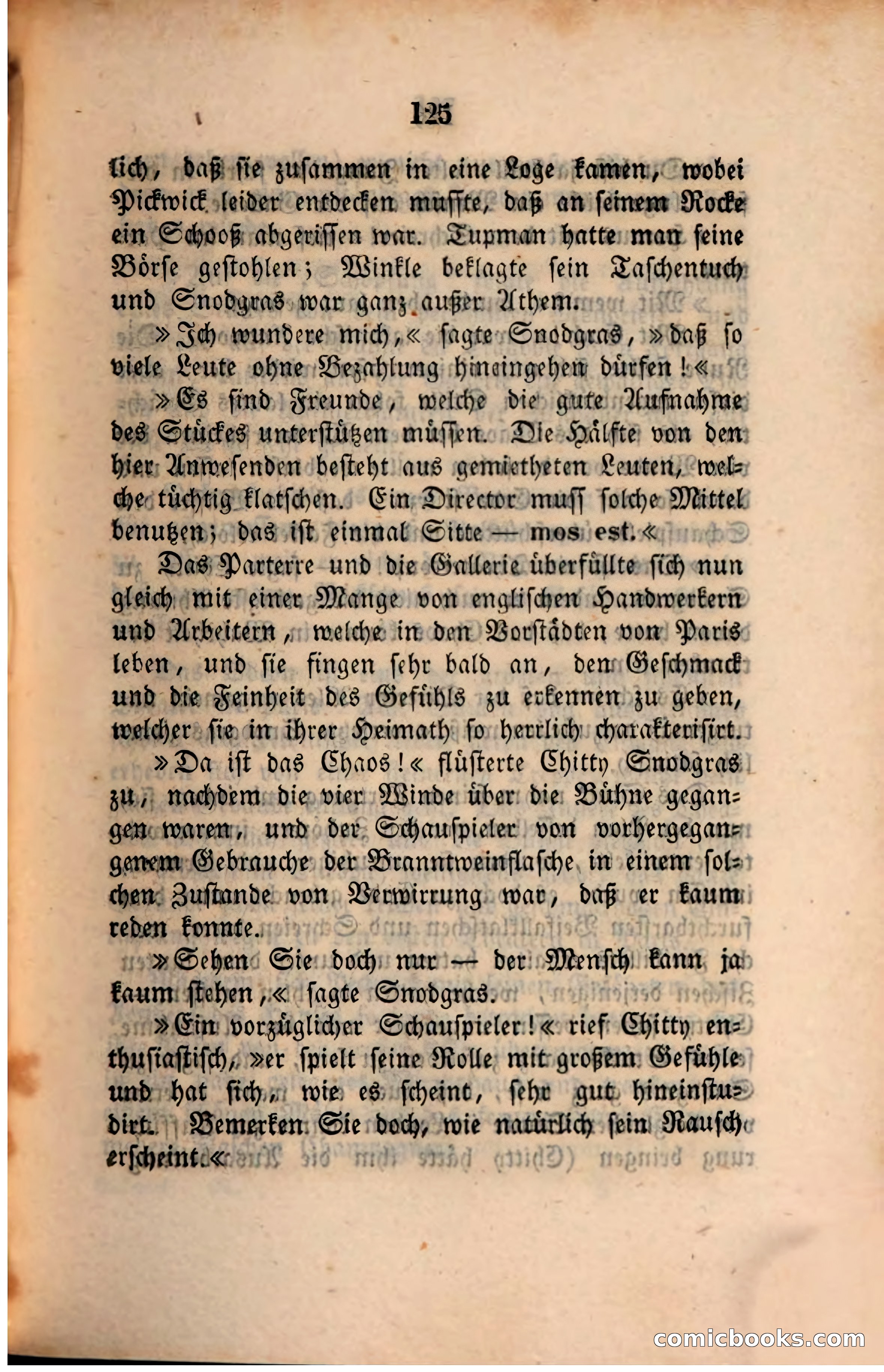 Pickwick in der Fremde (Pickwick Abroad) — page 129 of 281