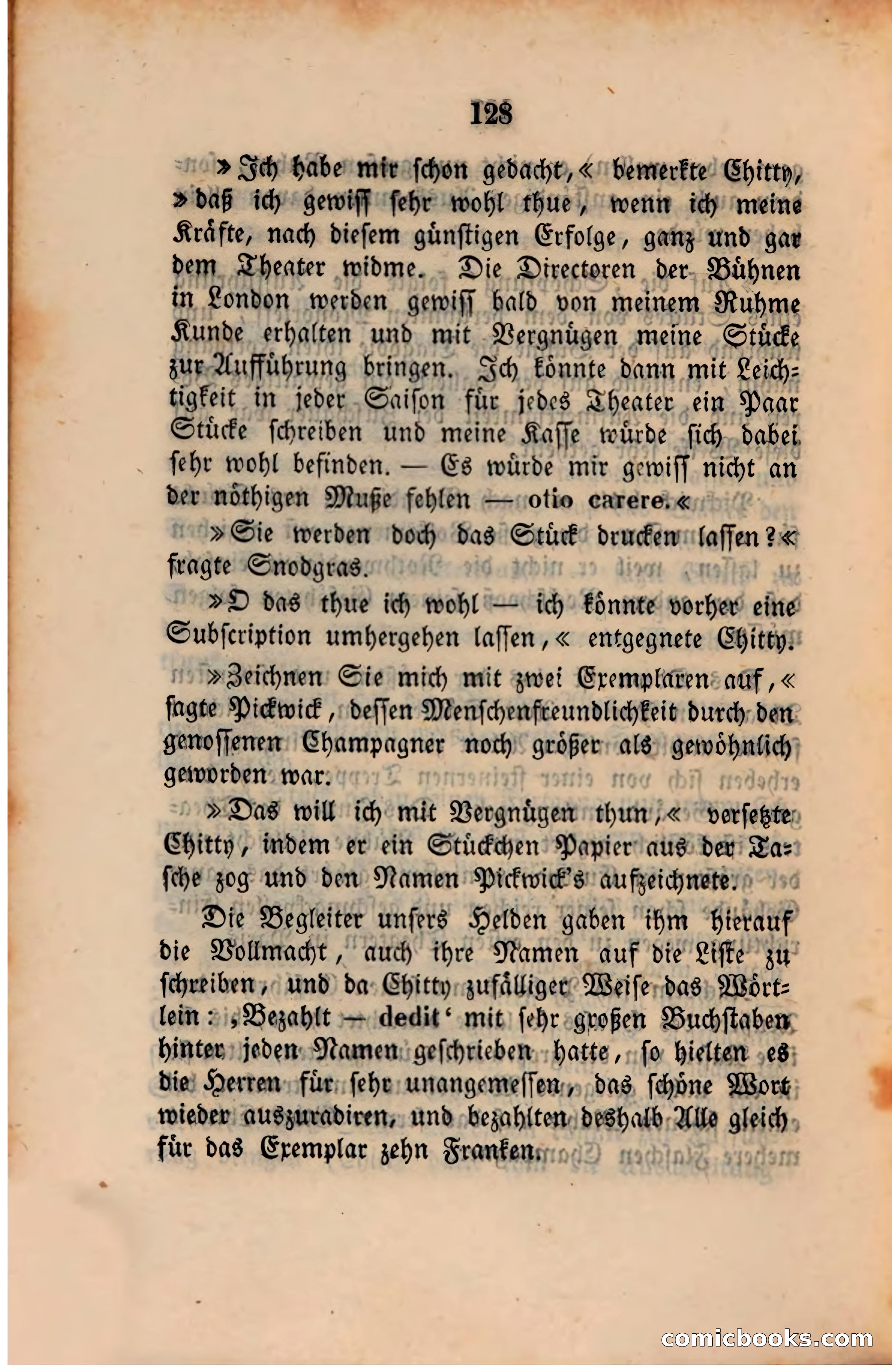 Pickwick in der Fremde (Pickwick Abroad) — page 132 of 281