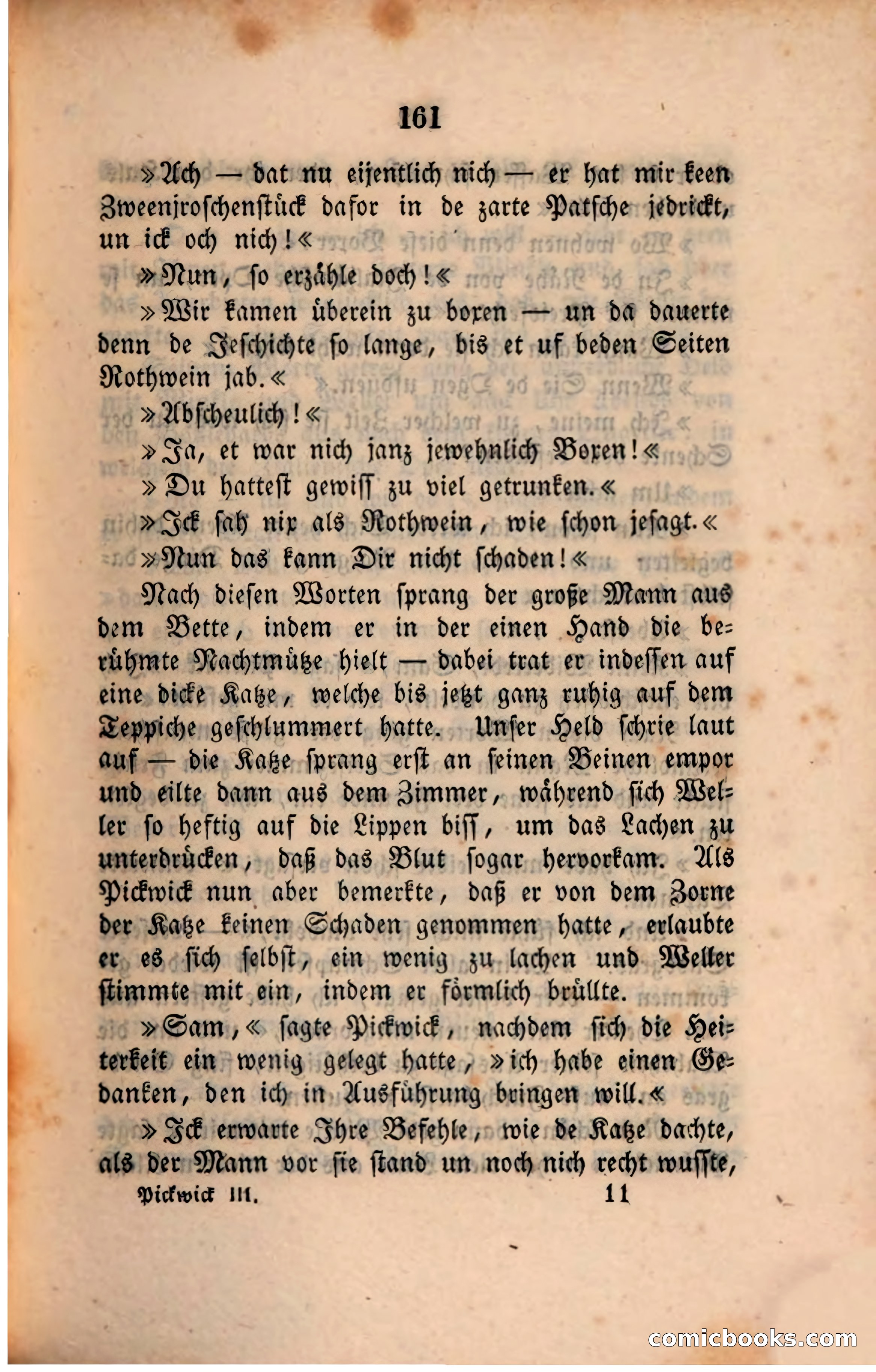 Pickwick in der Fremde (Pickwick Abroad) — page 165 of 281