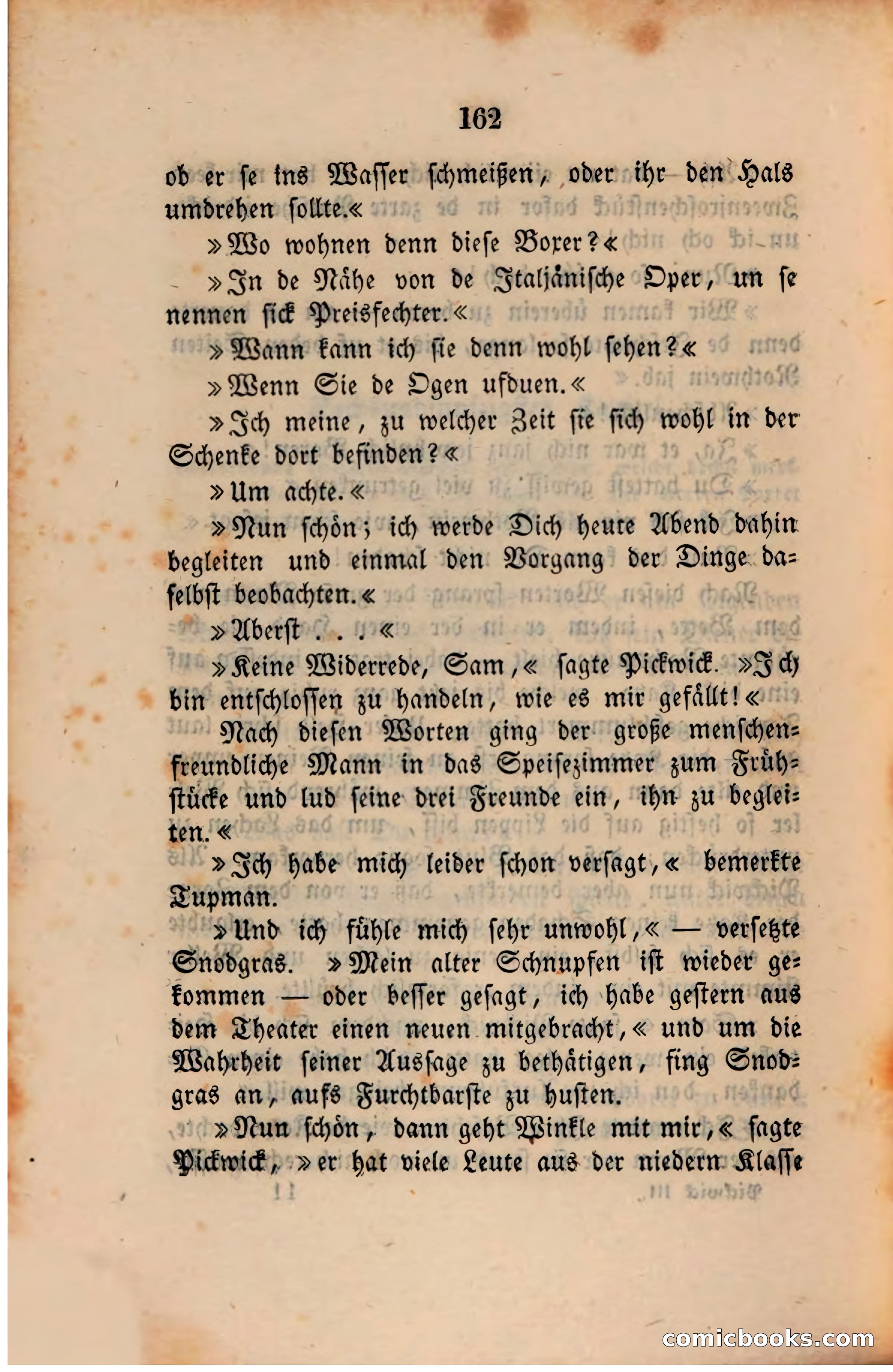Pickwick in der Fremde (Pickwick Abroad) — page 166 of 281