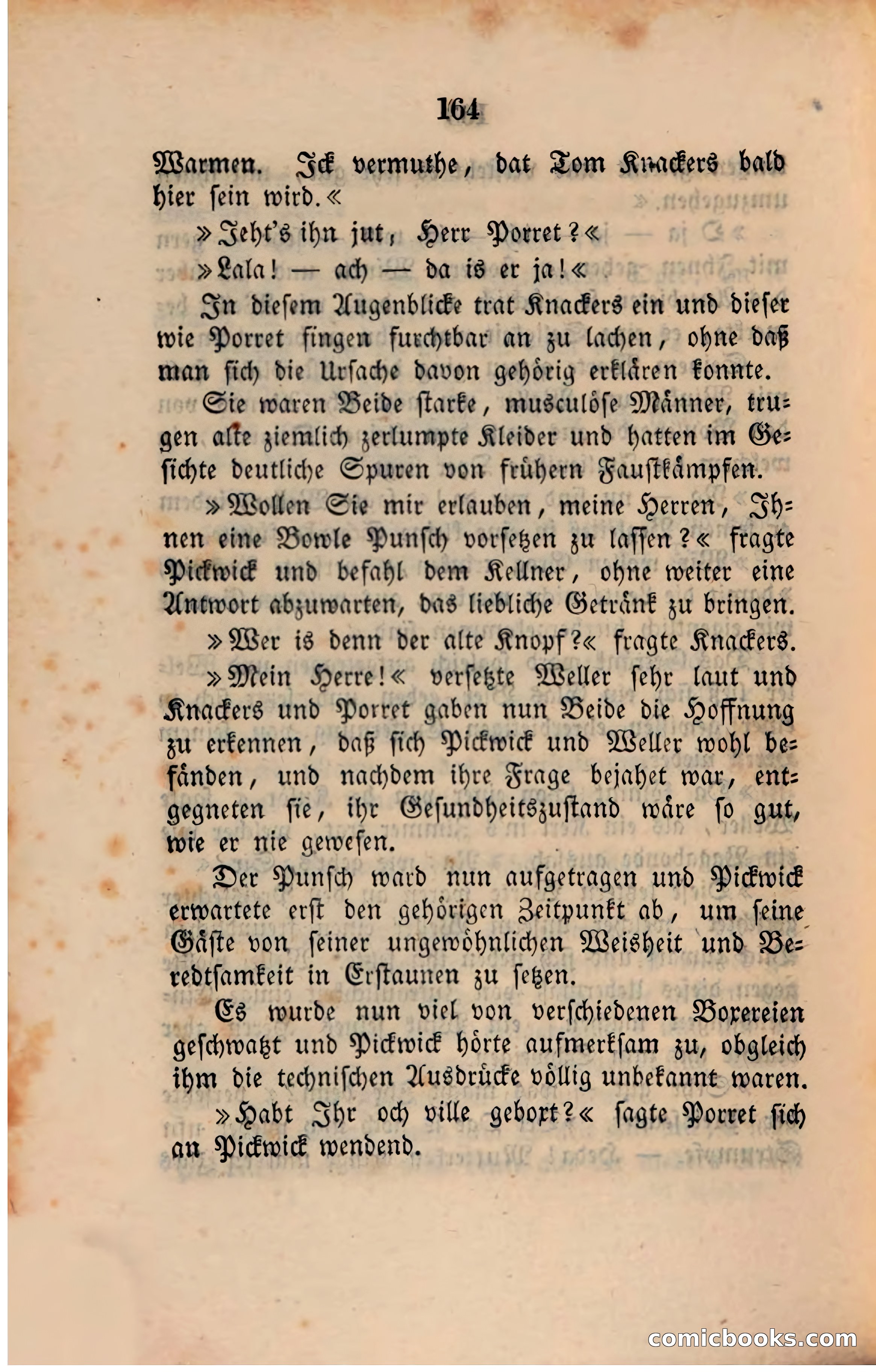 Pickwick in der Fremde (Pickwick Abroad) — page 168 of 281