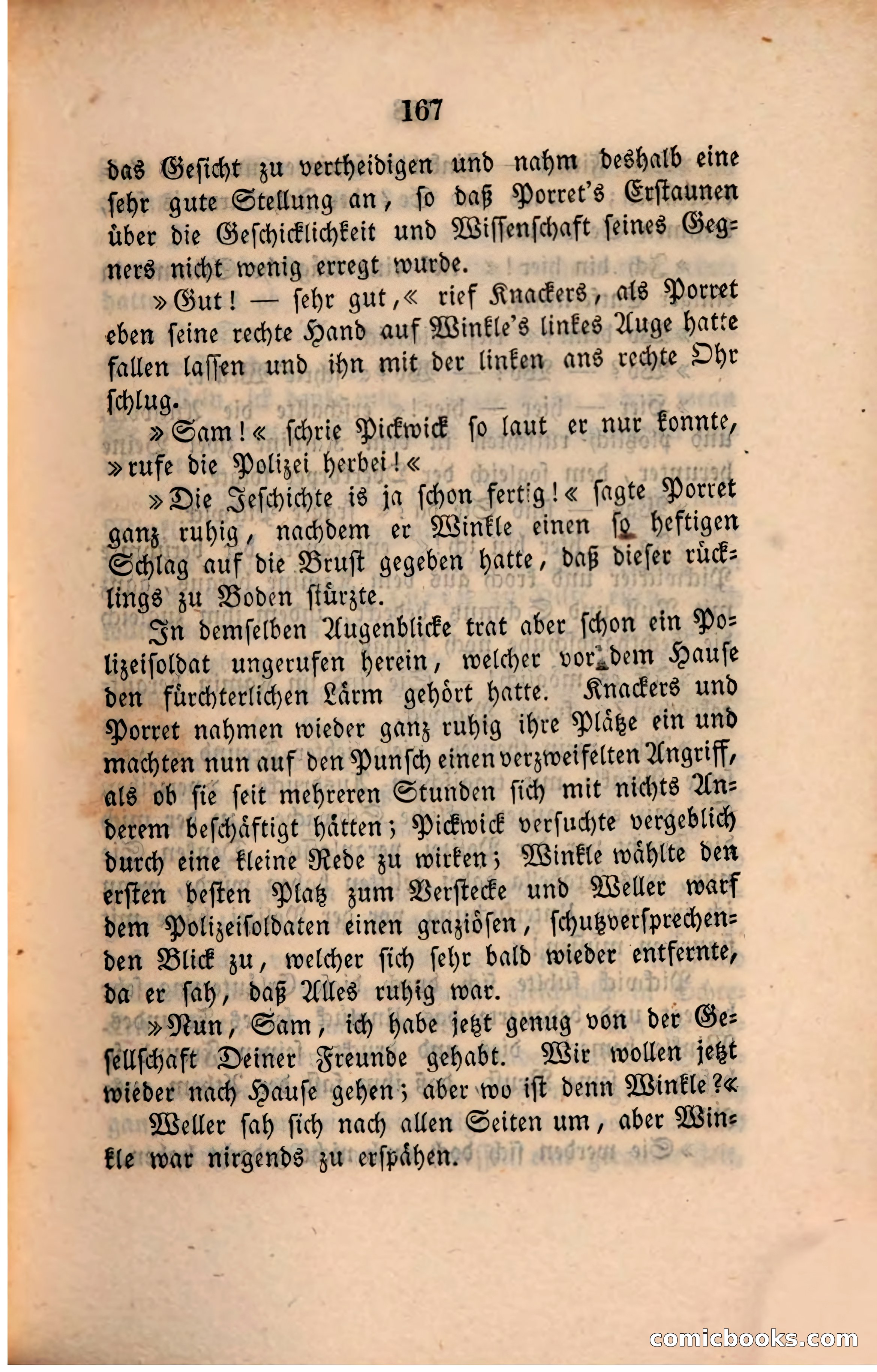 Pickwick in der Fremde (Pickwick Abroad) — page 171 of 281