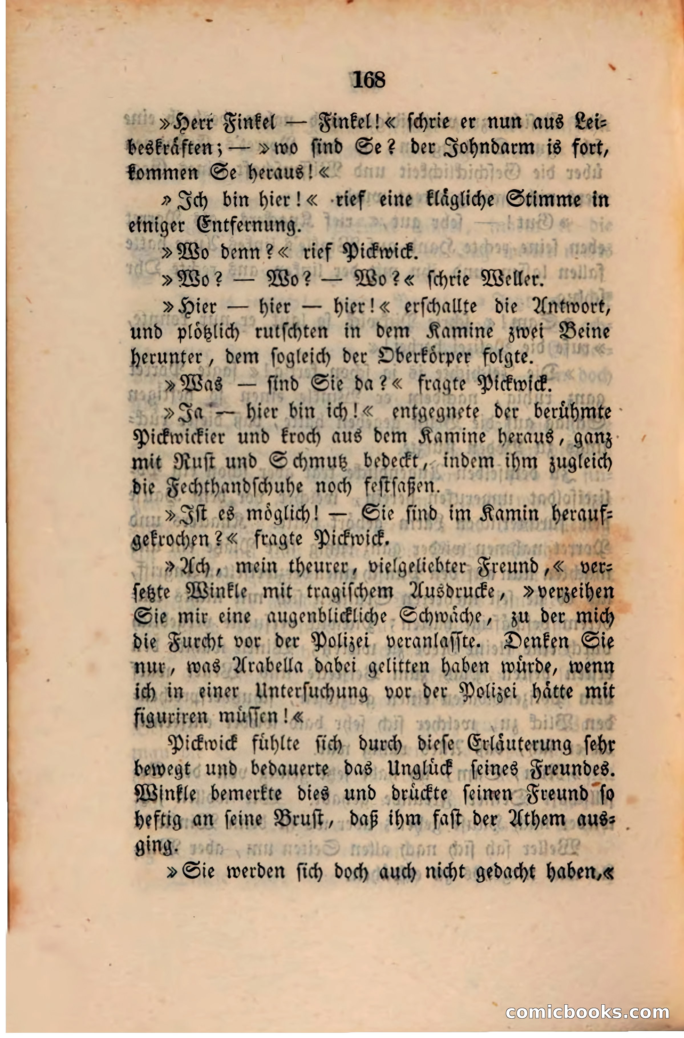 Pickwick in der Fremde (Pickwick Abroad) — page 172 of 281