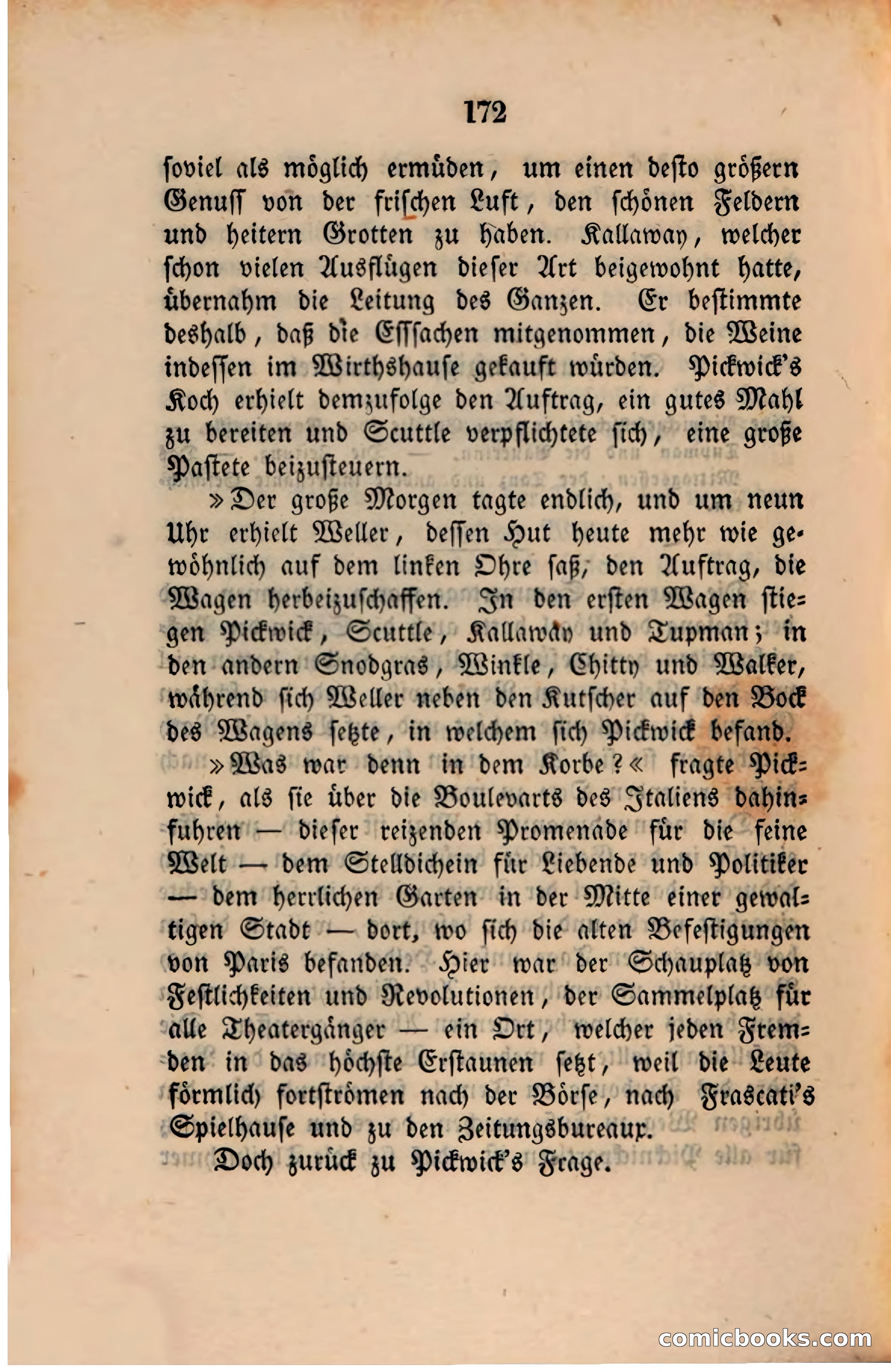 Pickwick in der Fremde (Pickwick Abroad) — page 176 of 281