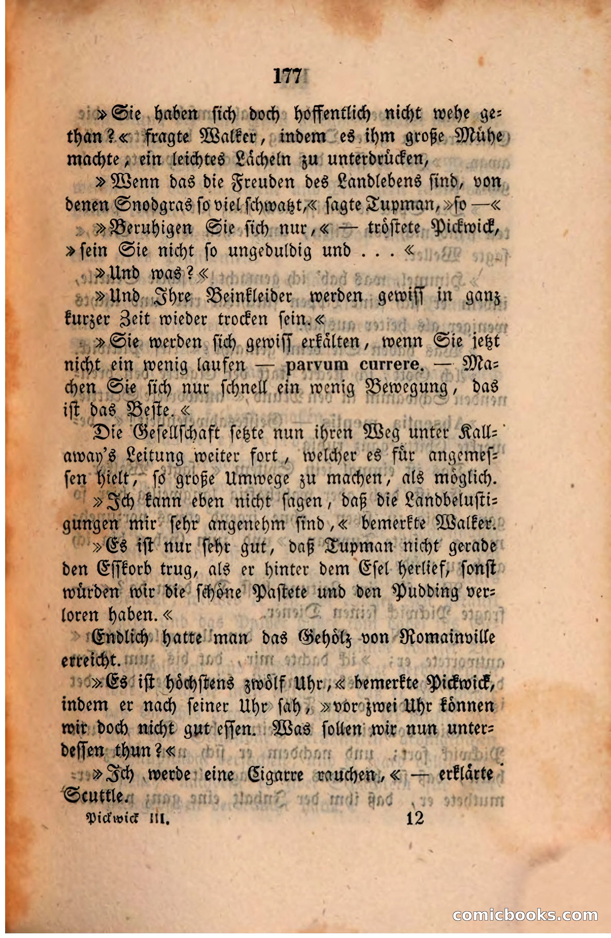 Pickwick in der Fremde (Pickwick Abroad) — page 183 of 281