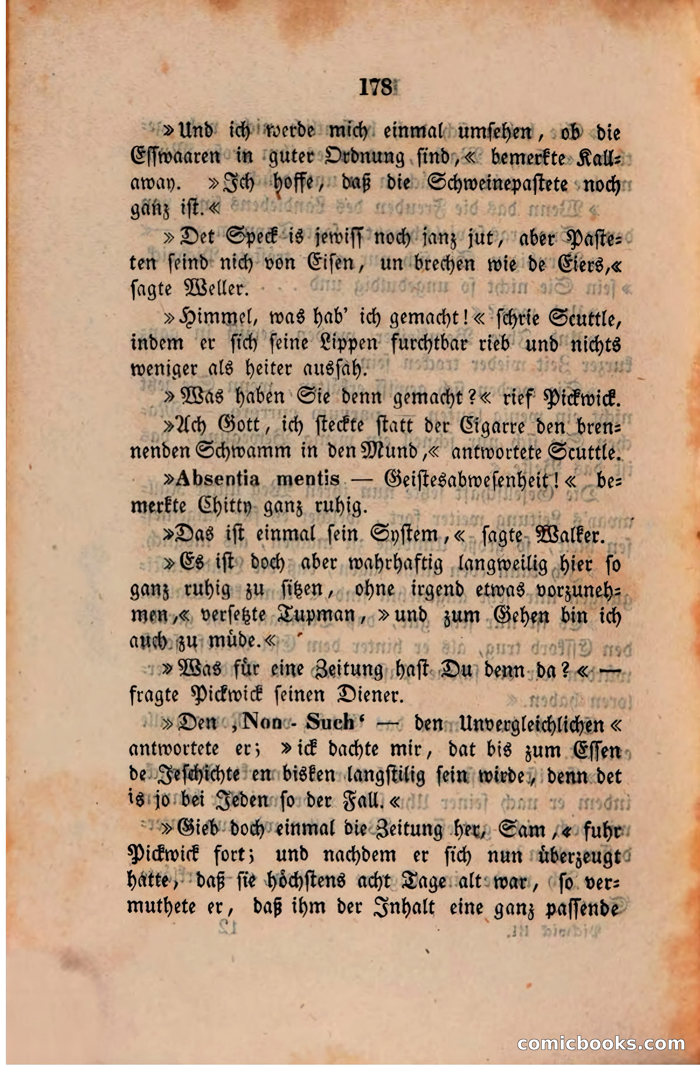 Pickwick in der Fremde (Pickwick Abroad) — page 184 of 281